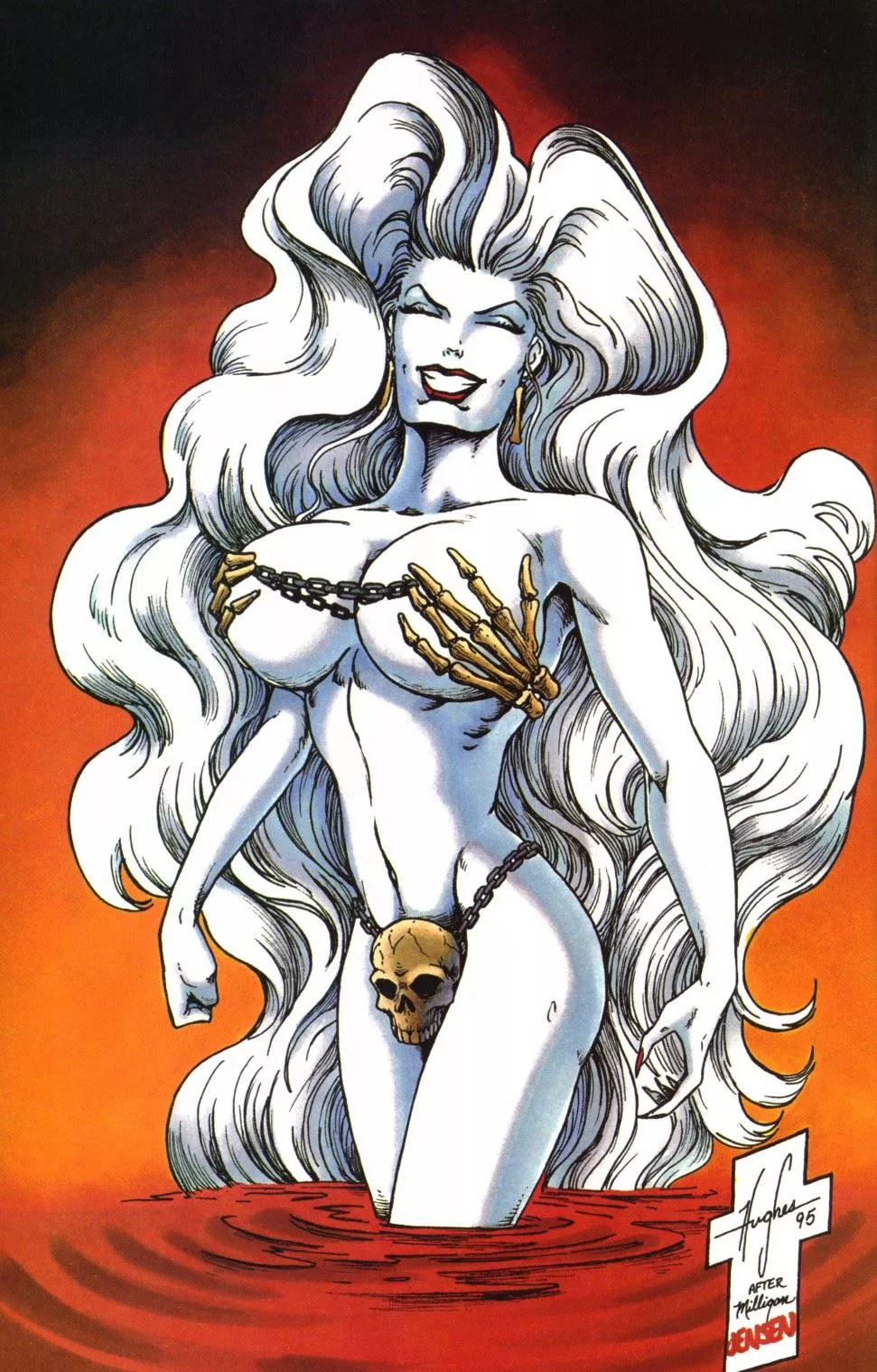 Covered by bones [Lady Death in Lingerie #1]