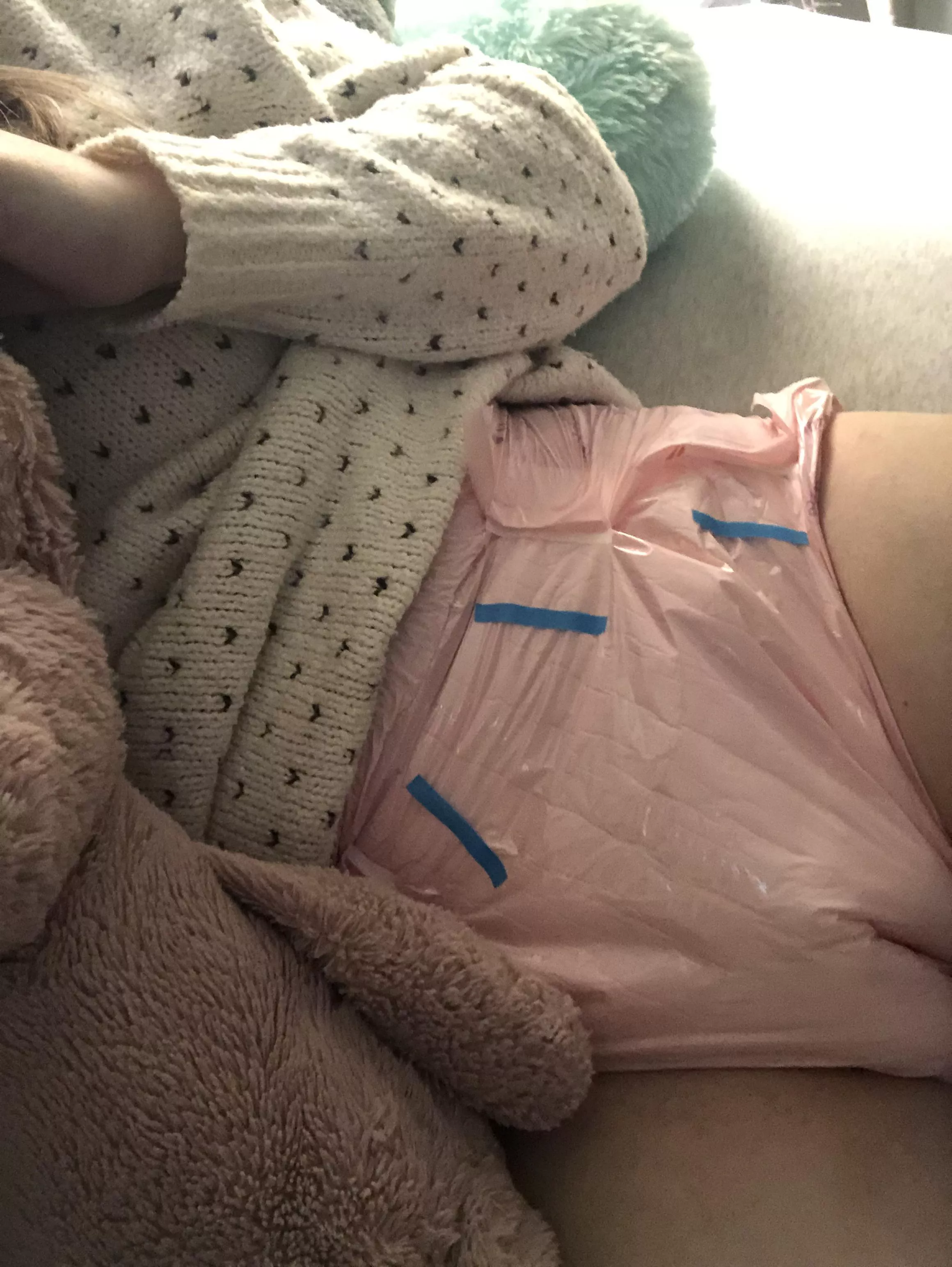 cozy lil diaper baby