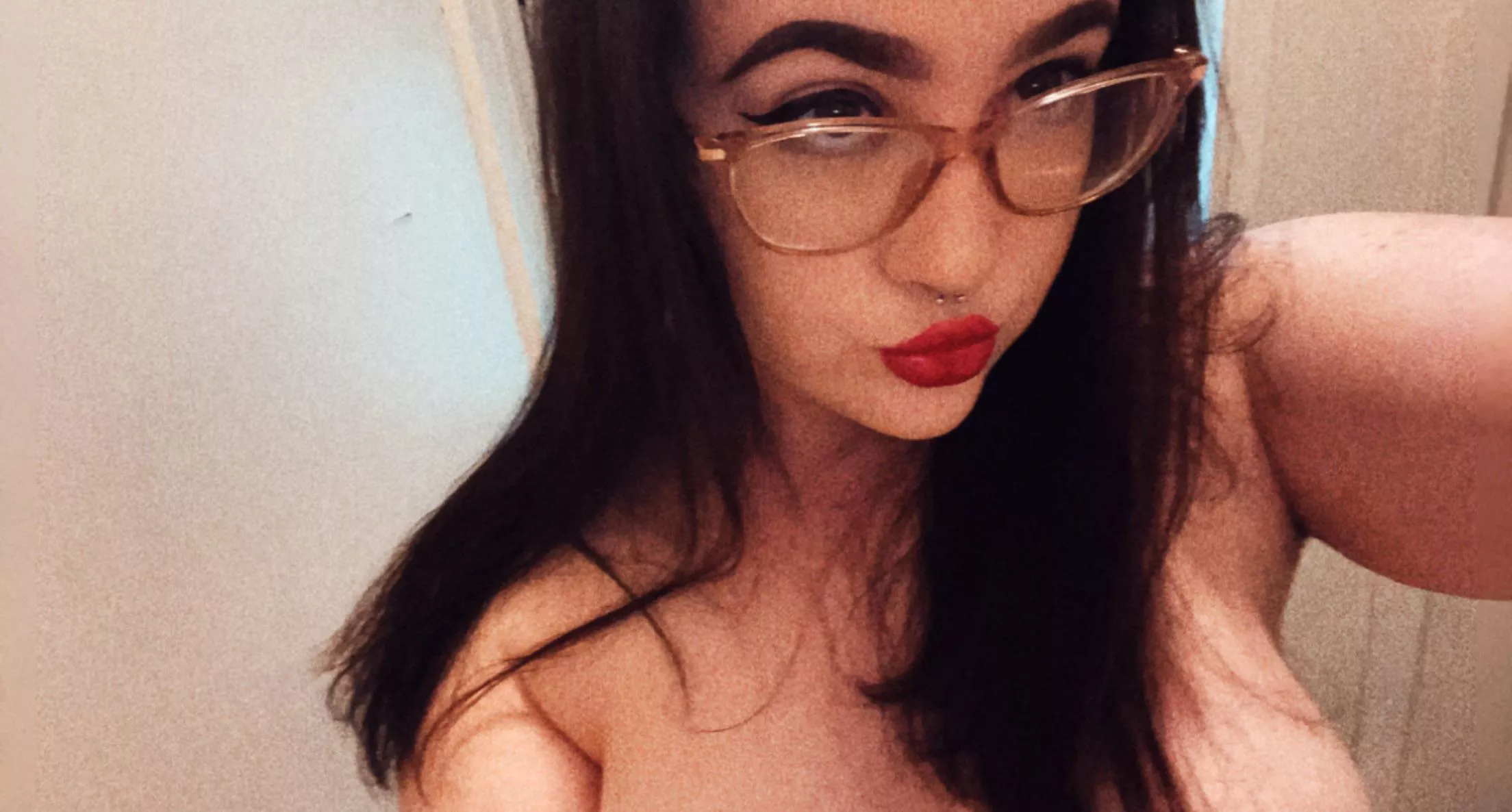 Cum on my glasses?