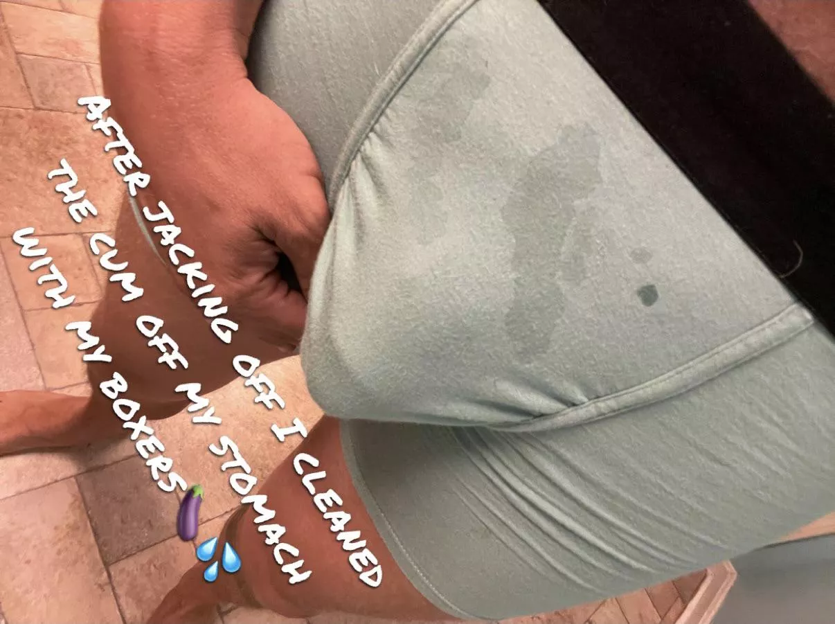 Cum stains