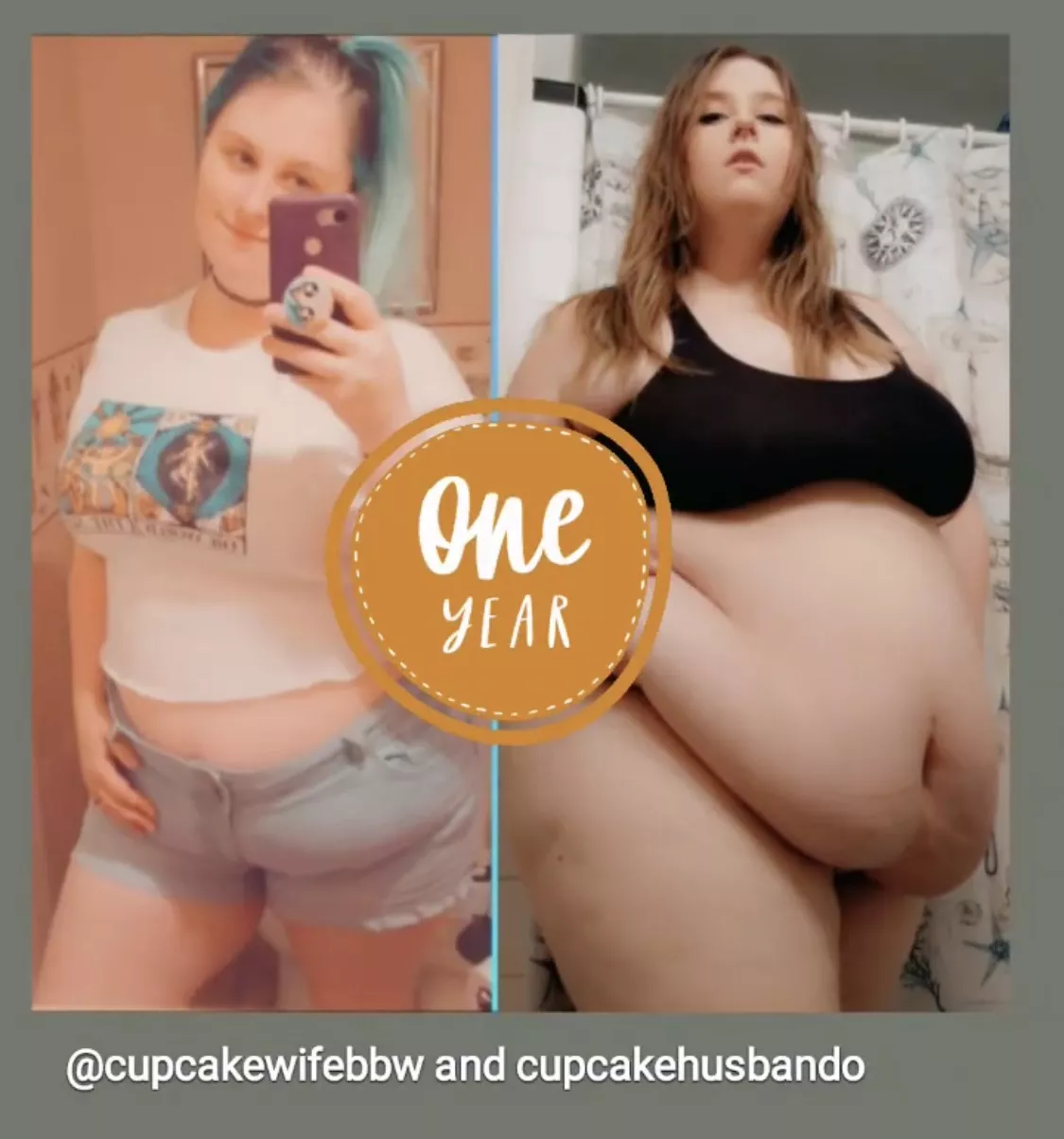 Cupcakewifebbw (1 year-ish) has been on an incredible journey ðŸ˜