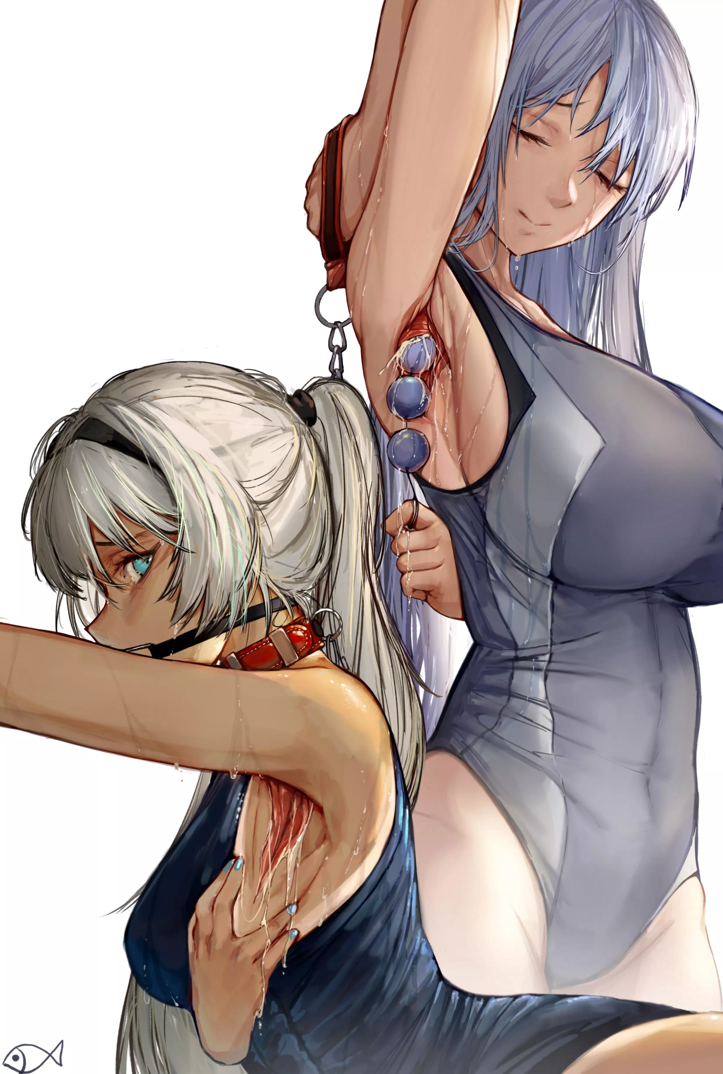 cursed swimsuit (an-94/ak-12, girls'Frontline)