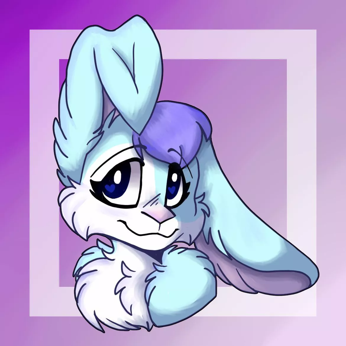 Cute bunny girl :) [art by me, insta @silver.starlily]