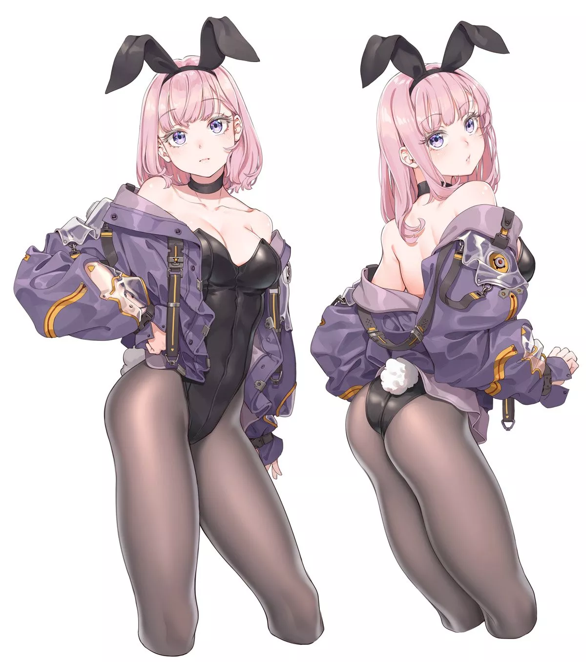 Cute Bunny Girl Cool Jacket (Fangxiang Cuoluan) [Original]