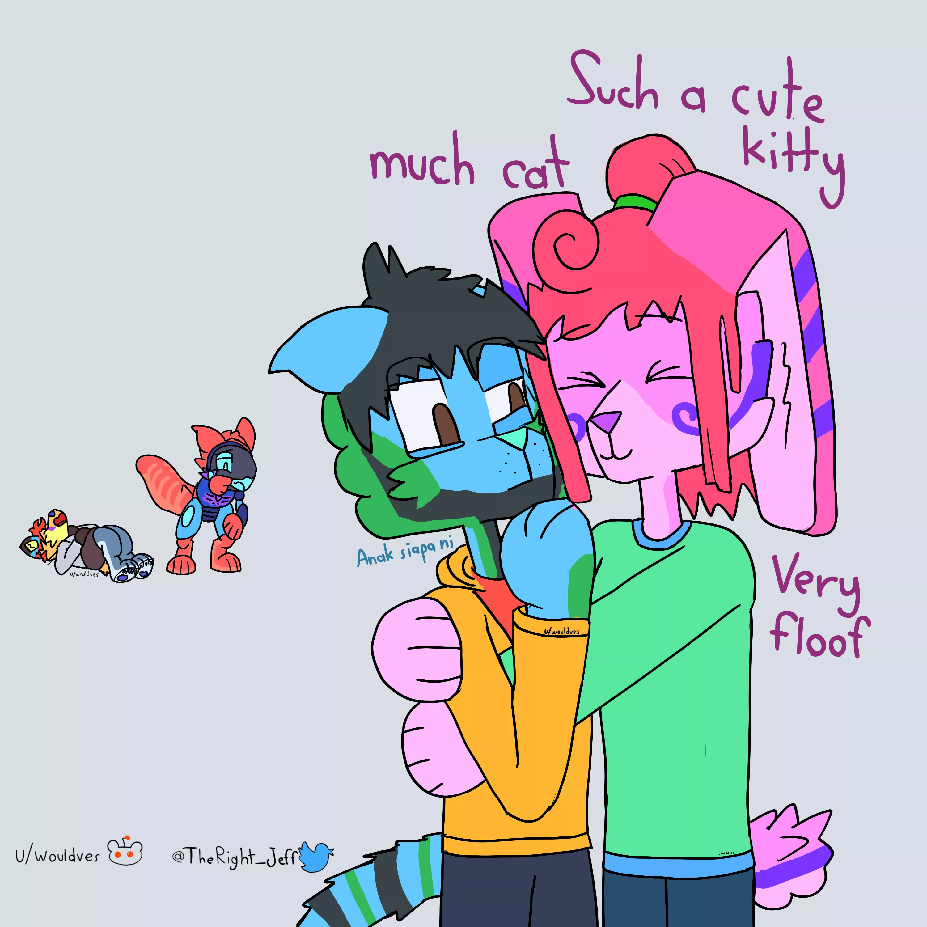 Cute cat (comic by me @TheRight_Jeff on Twitter)