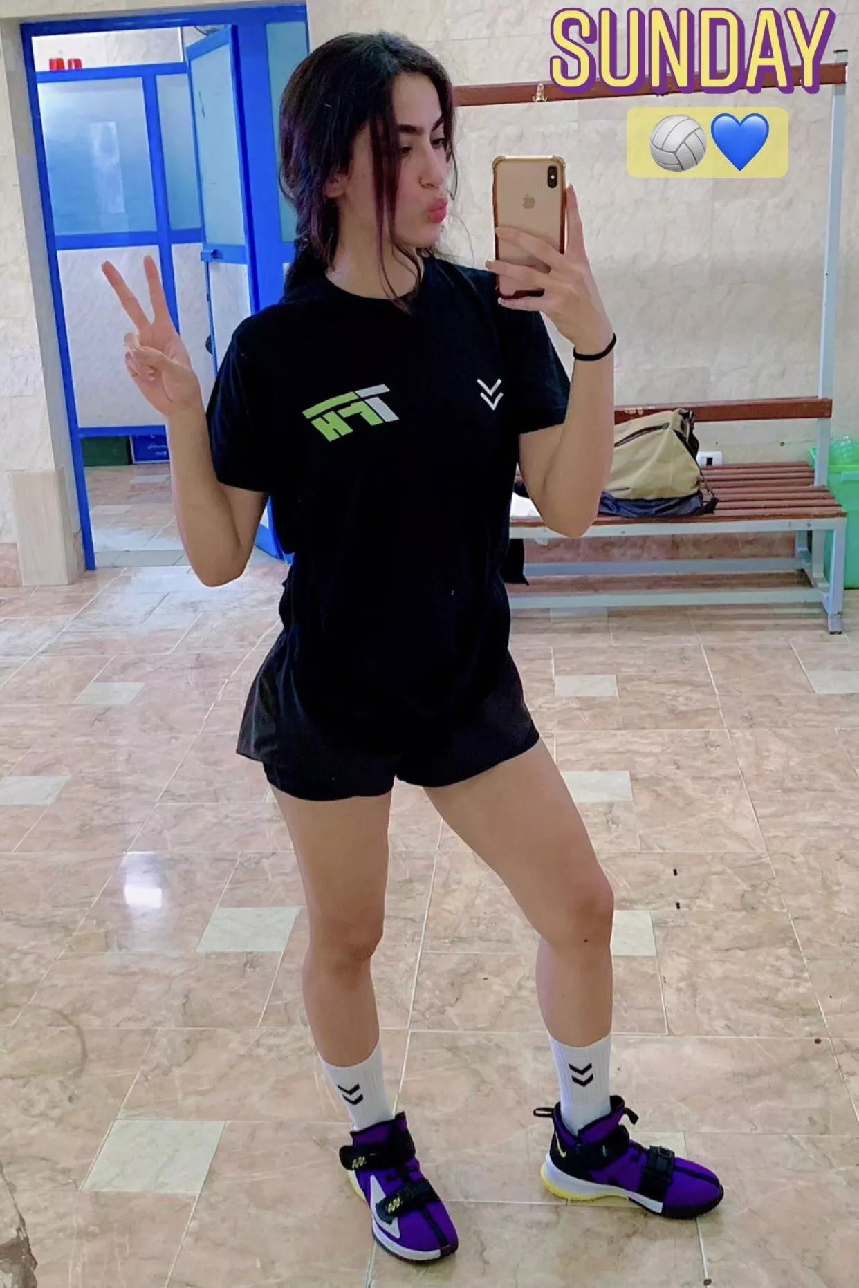 Cute volleyball girl