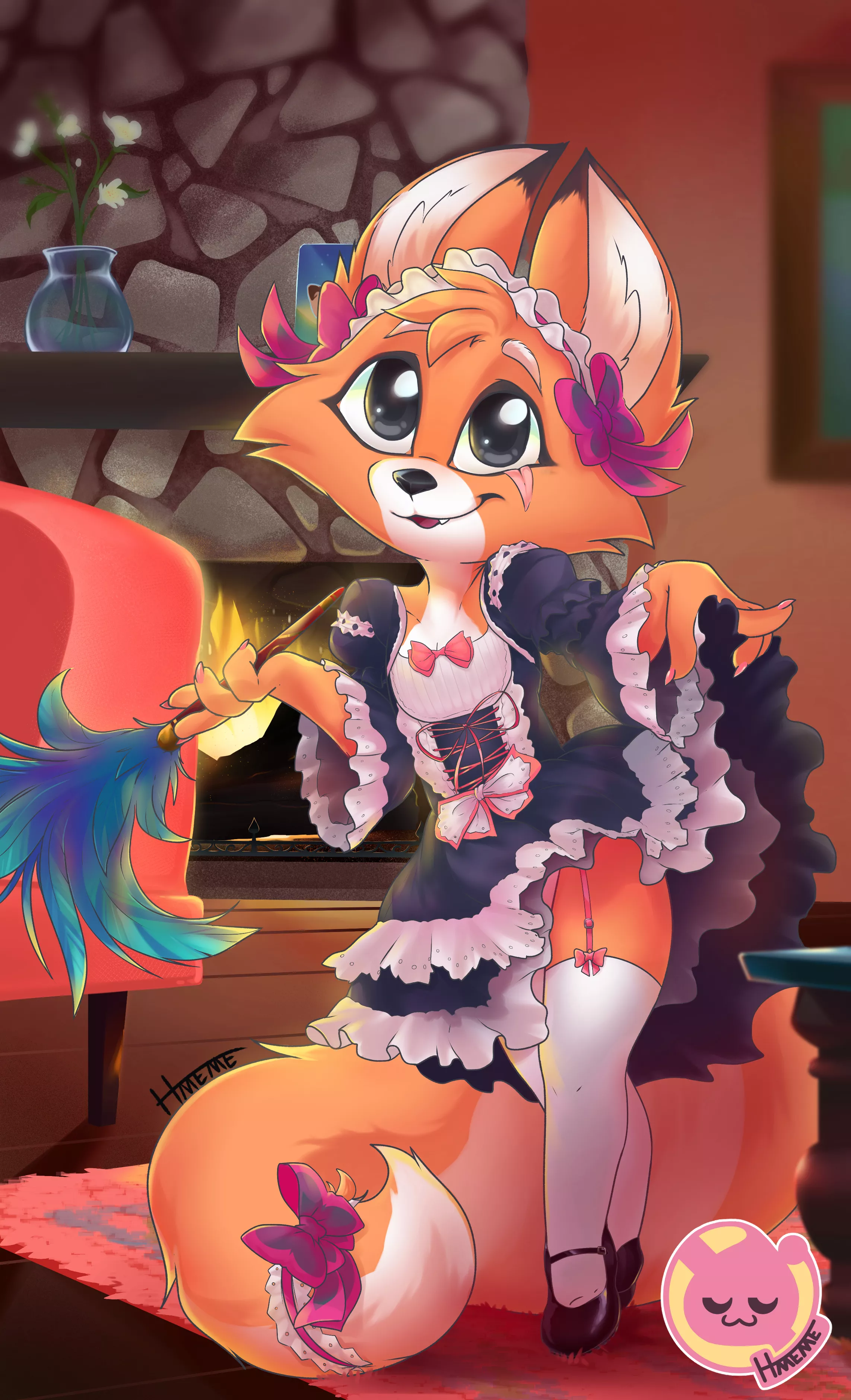 Cutie Fox Maid (by me)