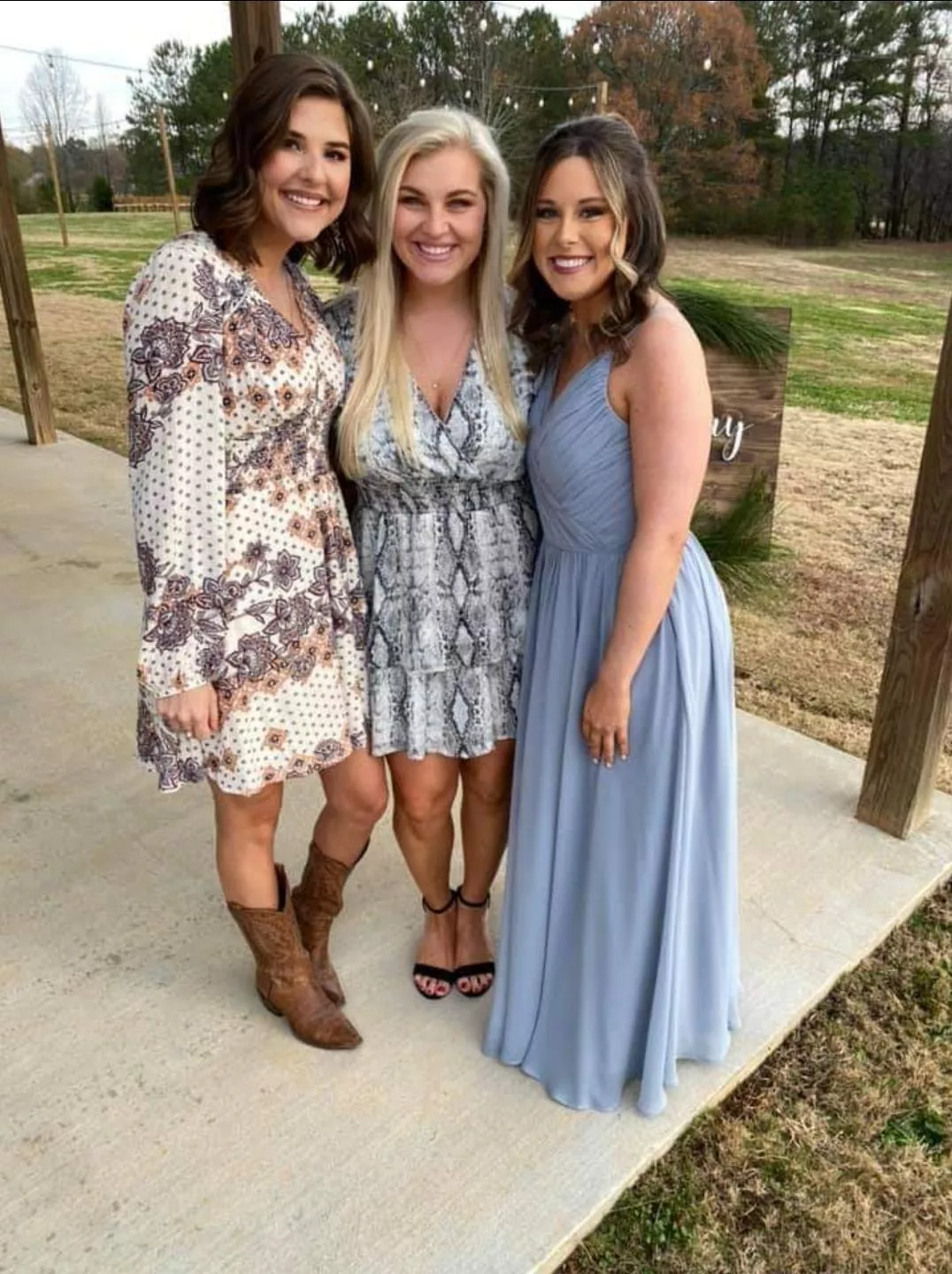 Cuties at a wedding