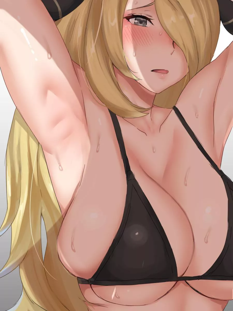 Cynthiaâ€™s armpits (Yomogi Mana)