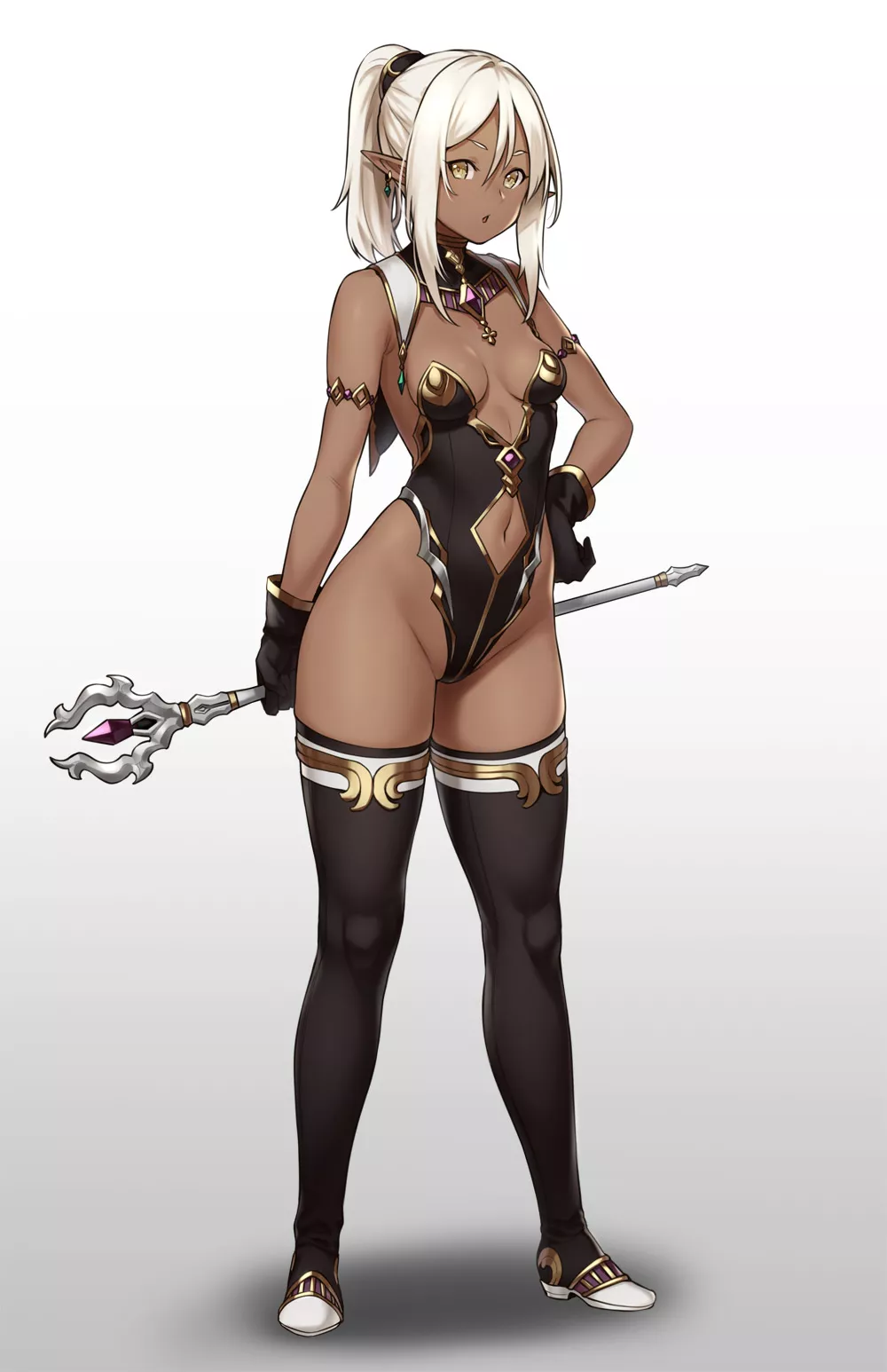 Dark Elf (Houtengeki) [Original] (x-post from r/animebodysuits)