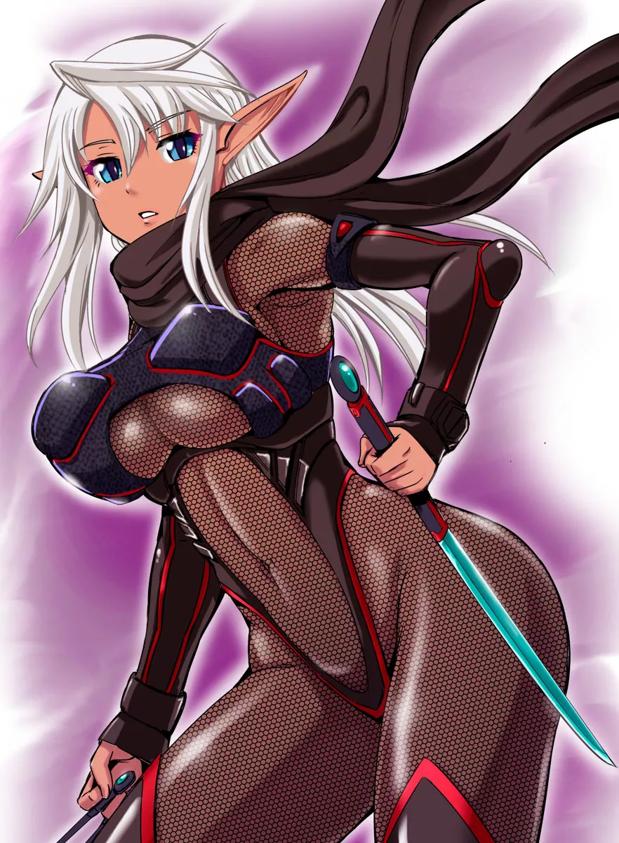 Dark Elf Ninja (Kumoi Takashi) [Original]