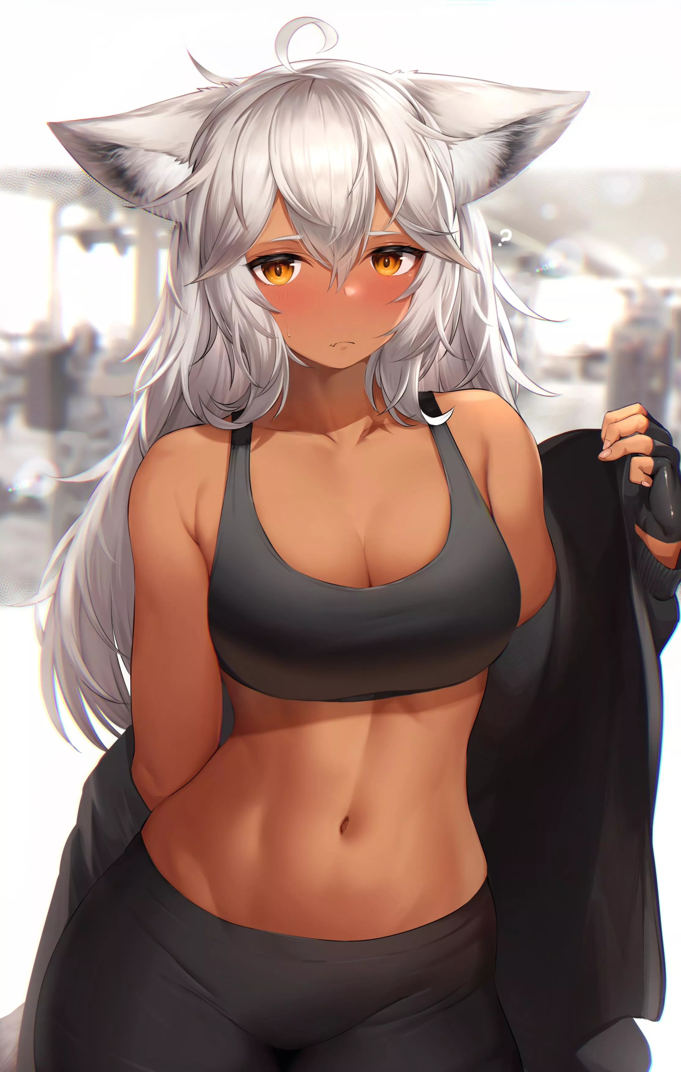 Dark Gym Wolf [Original]