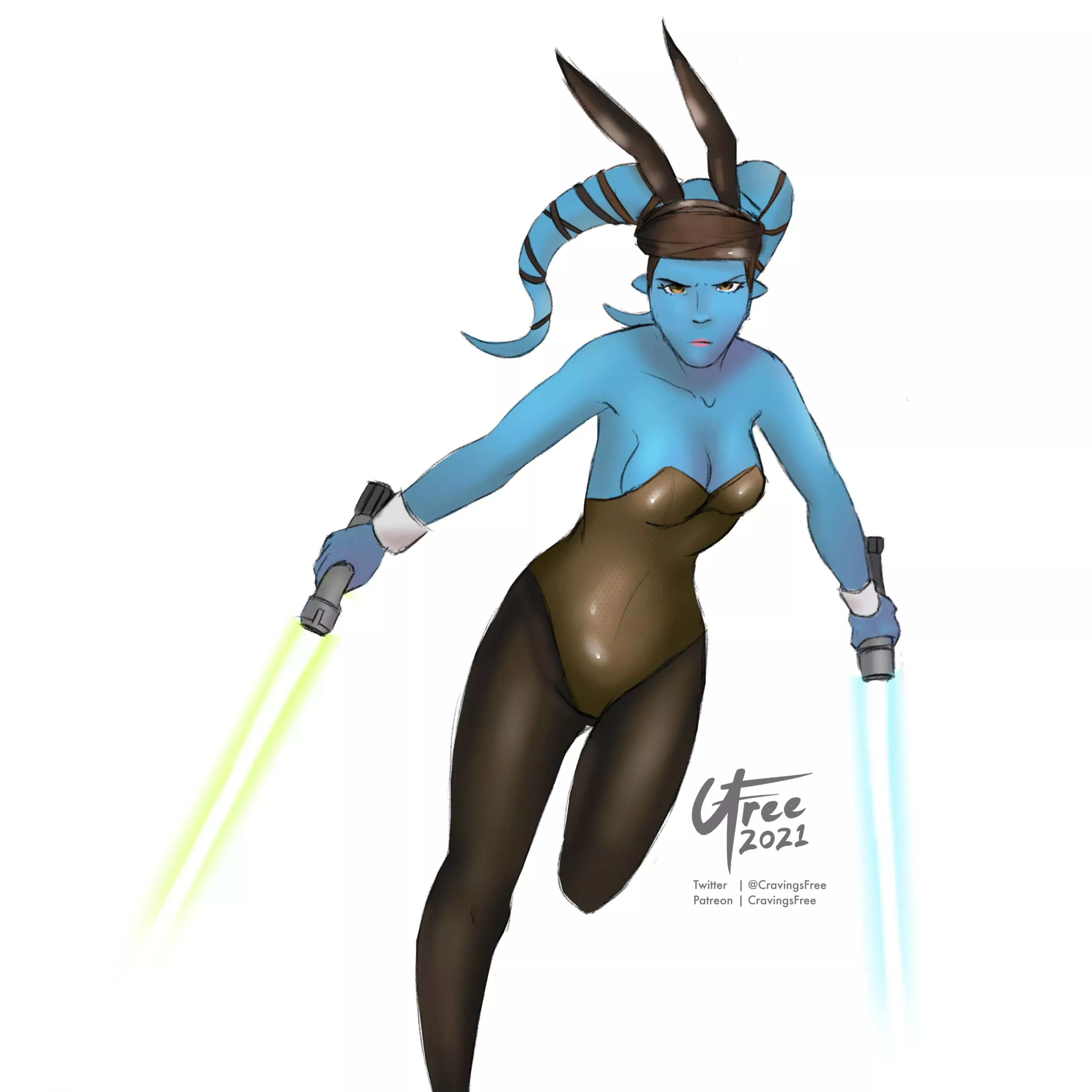 Day 29: Aayla Secura (CravingsFree)