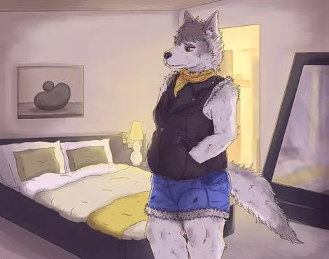 Dealing with post traumatic stress, honestly, just getting on my feet pads out of bed or wherever I sleep, is a struggle in itself for me (Done by Liqdra9)