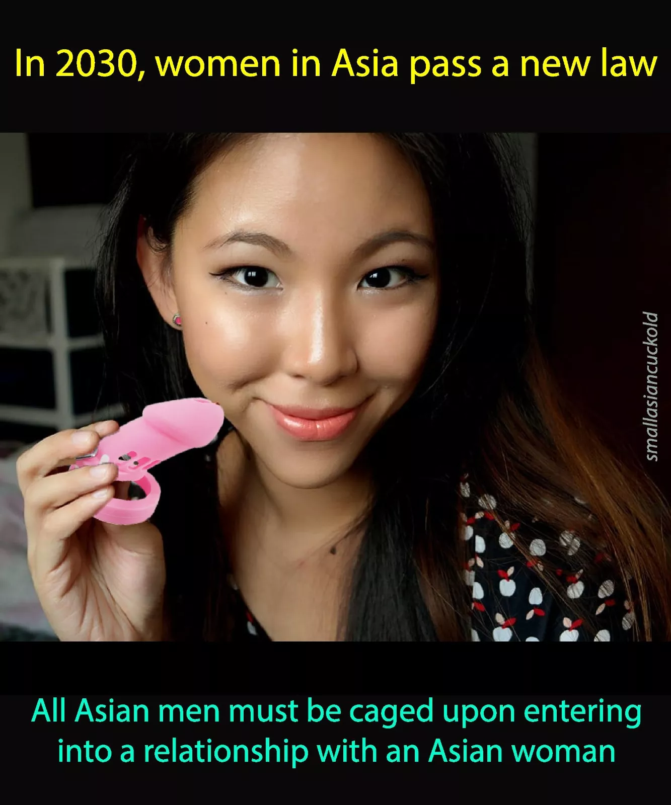 Dear Asian boys: If you want to date me, you have to be caged