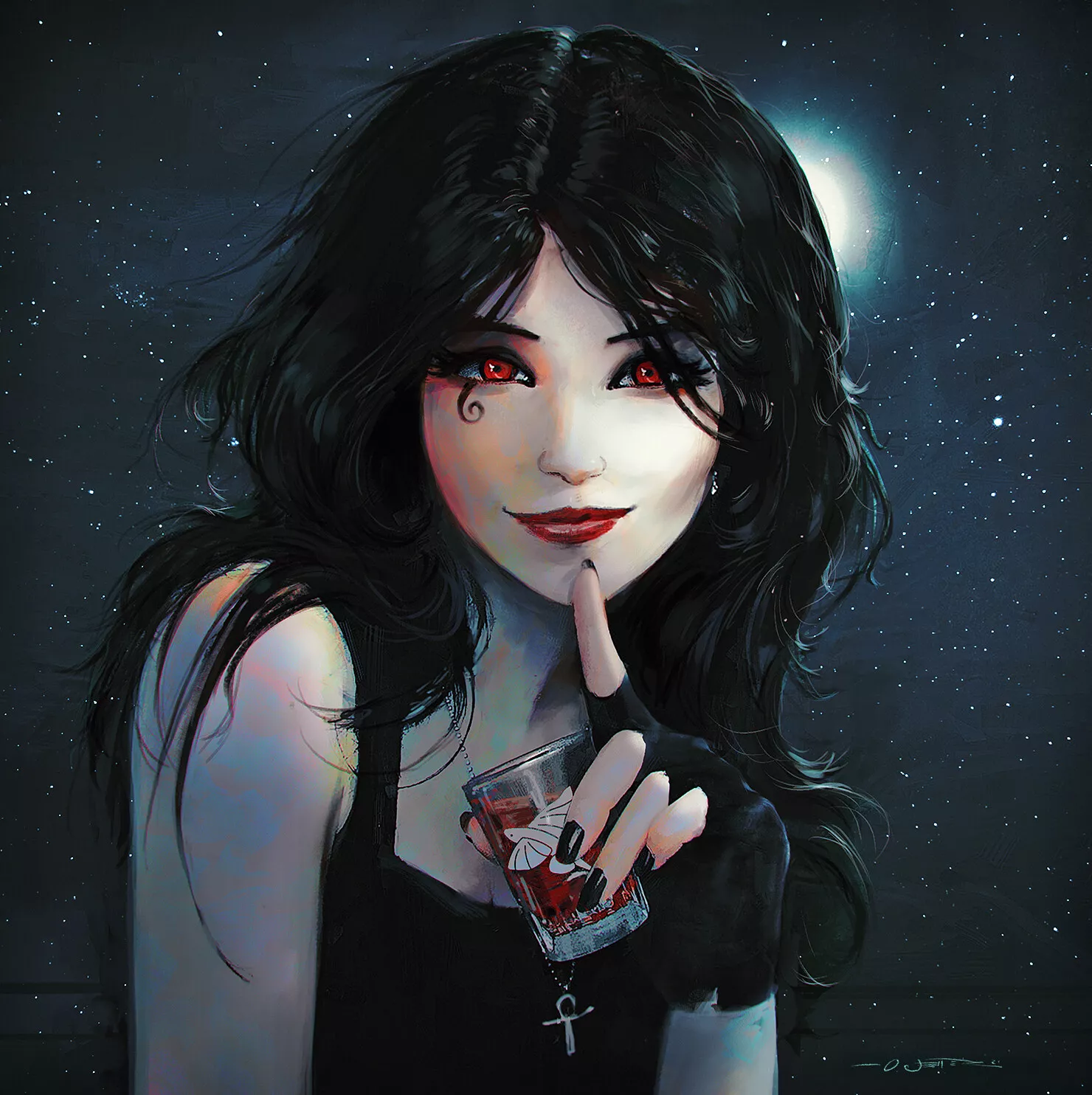 Death - Sandman Portrait Study by Oliver Wetter