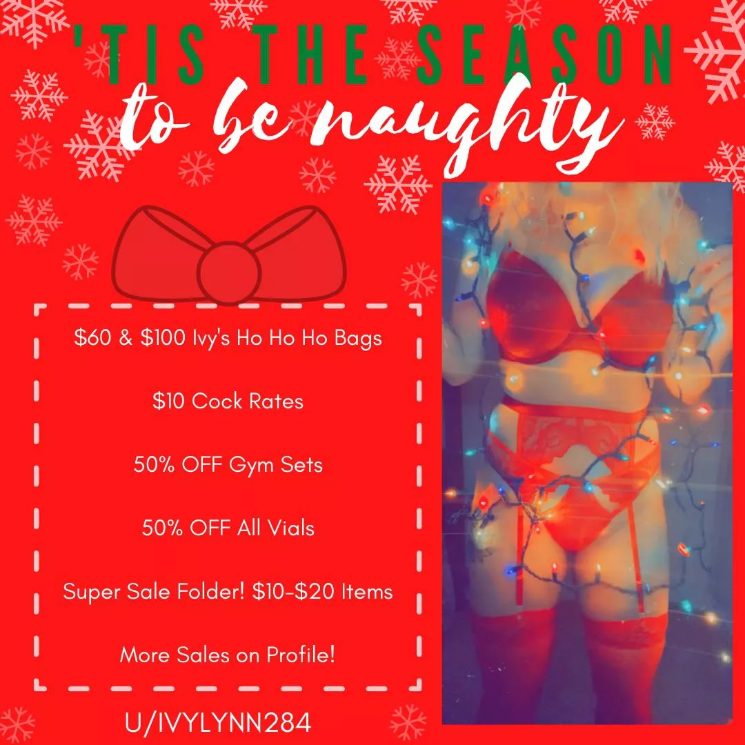 December Sales â¤ï¸ So Much To Enjoy This Holiday With Ivy ðŸŽ„ More On Profile ðŸ”¥ [selling] [kik] Ivylynn284