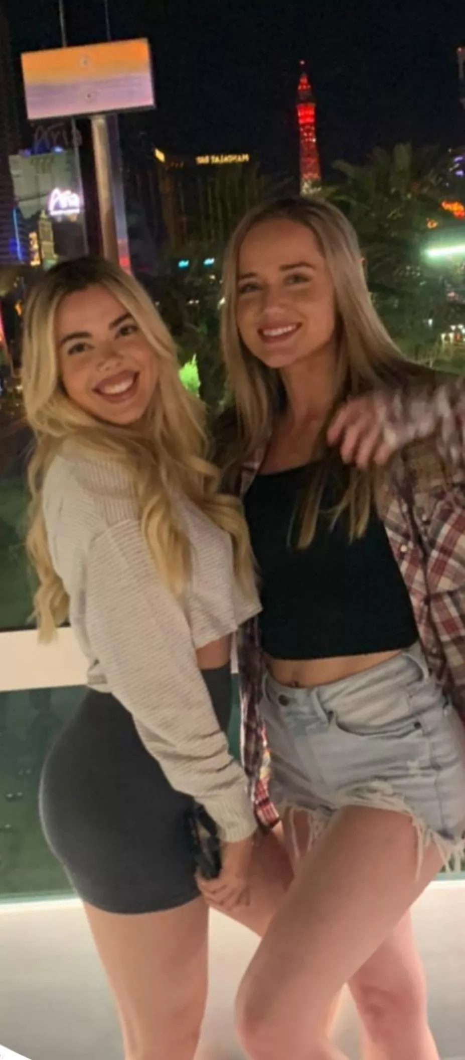 Derrion looking fine with friend