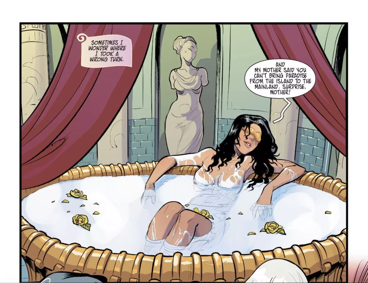 Diana's Milk Bath [Shade, the The Changing Girl/Wonder Woman Special]