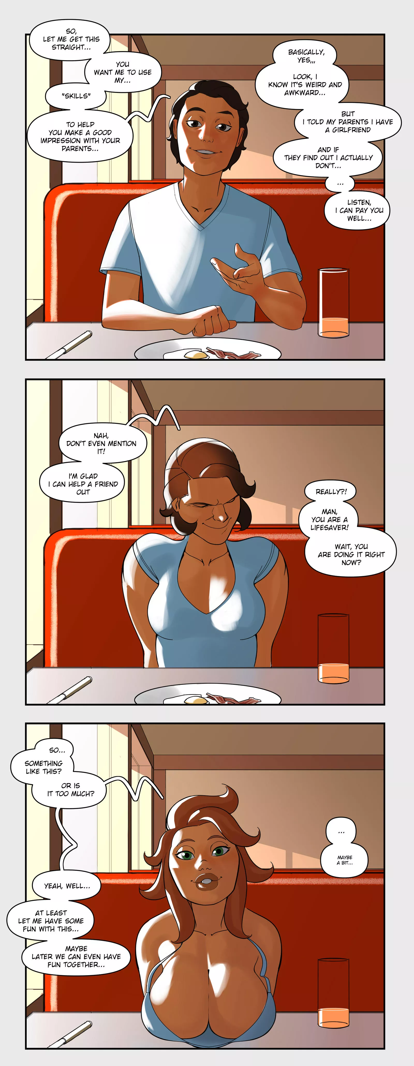 Diner Transformation by CastleDolphyn (MTF/TG)