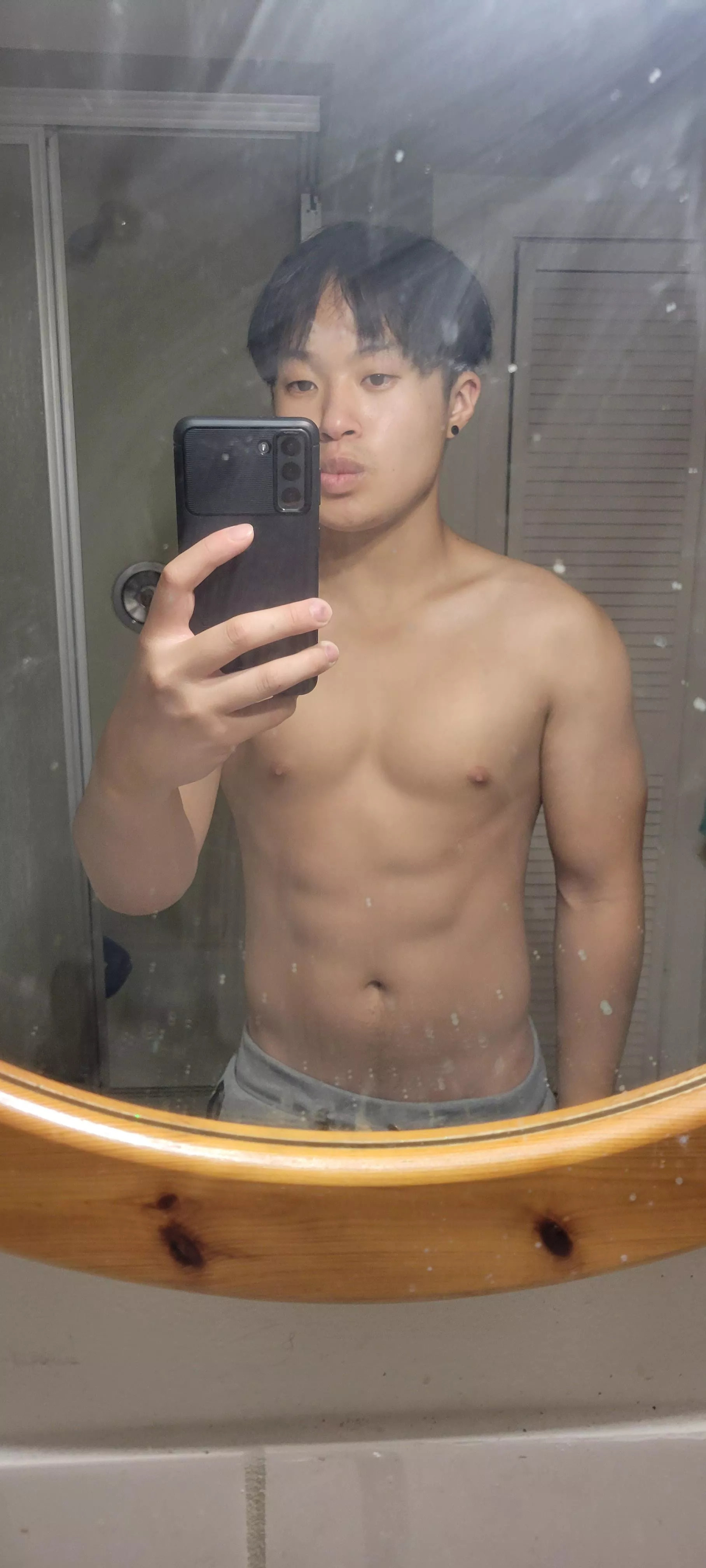 Dirty Asian Boi With A Dirty Mirror