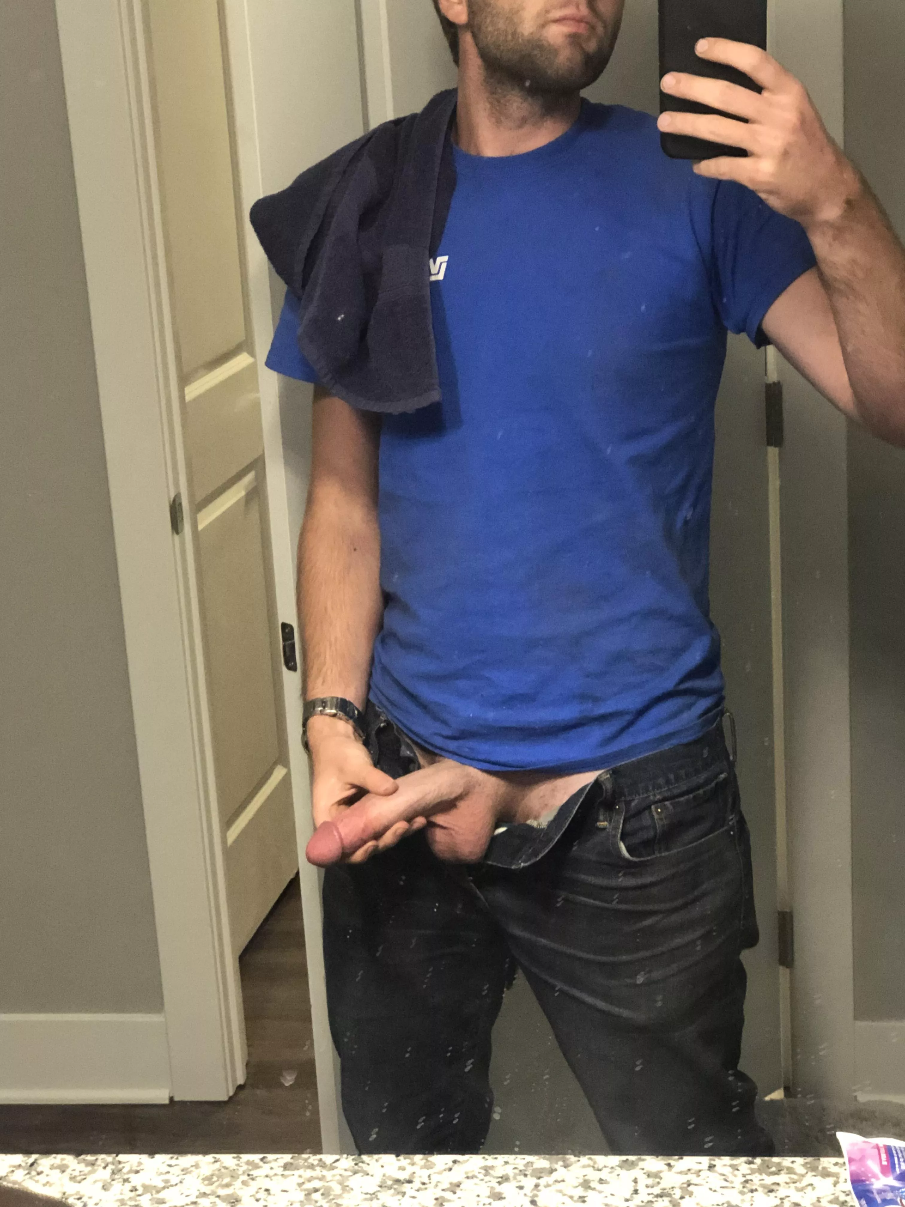 Dirty day at work, anyone want to clean me up?