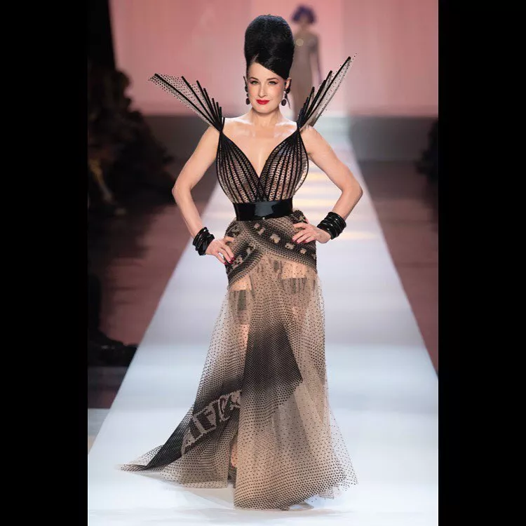 Dita von Teese on the Runway