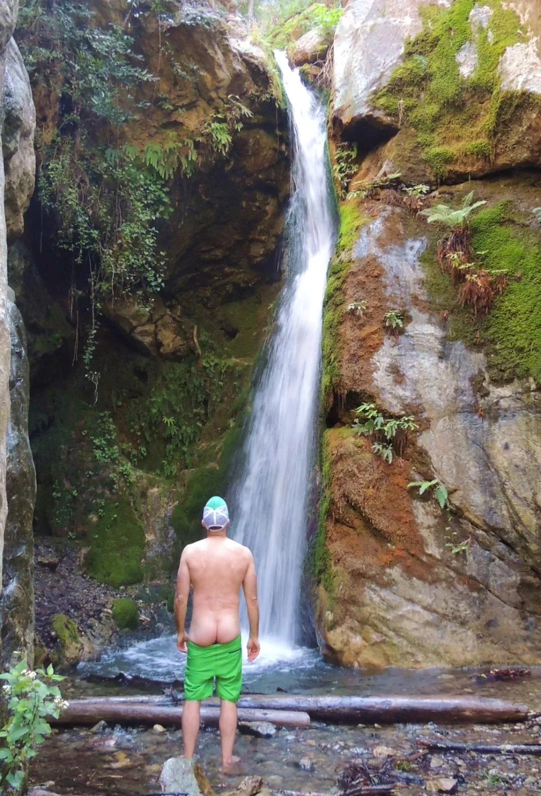 Do go chasing waterfalls ðŸ’š This is my secret waterfall in Big Sur. Its the perfect place to get naked.