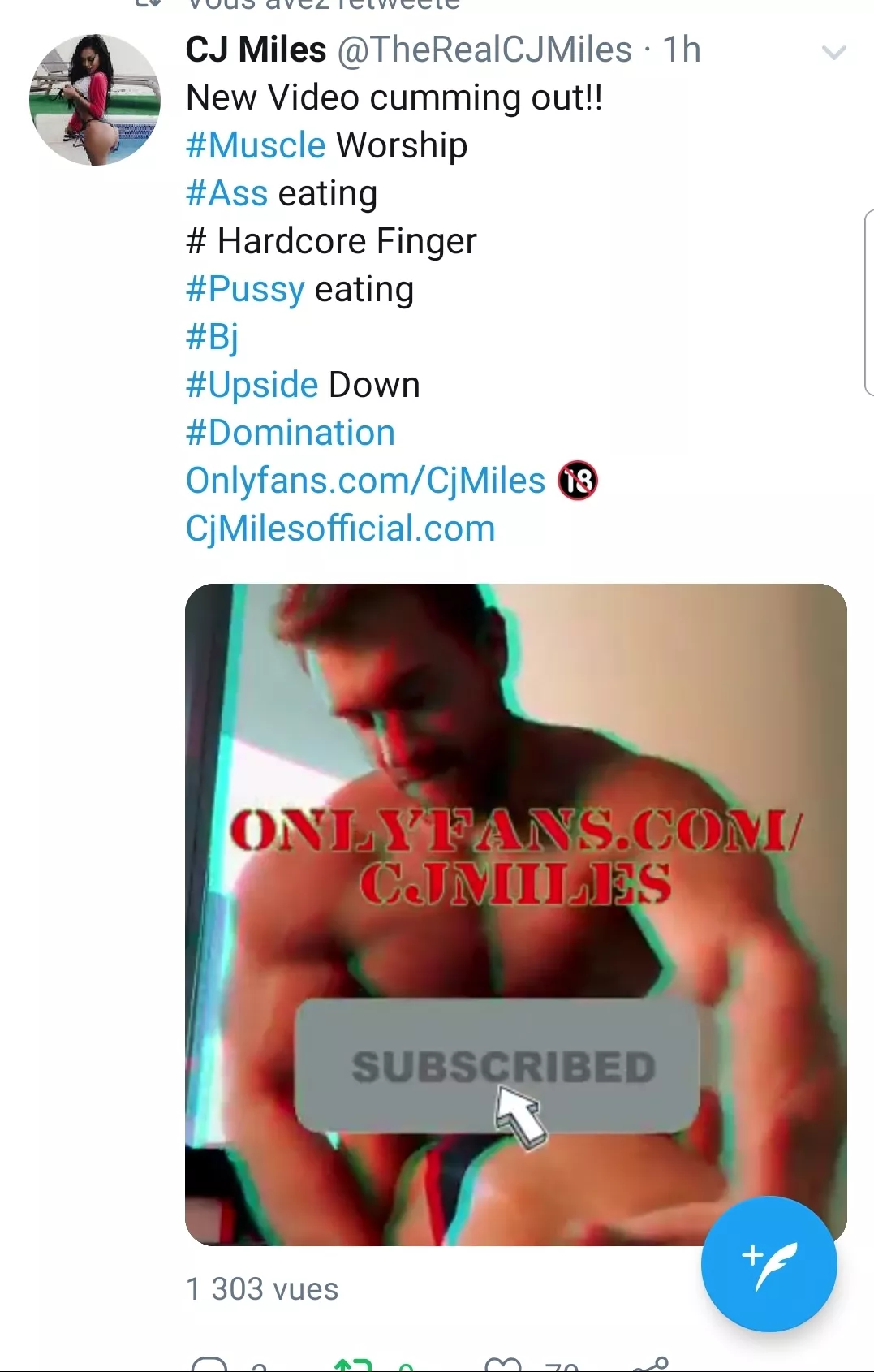 Do somenone get her new onlyfan video? She posted this on her twitter...