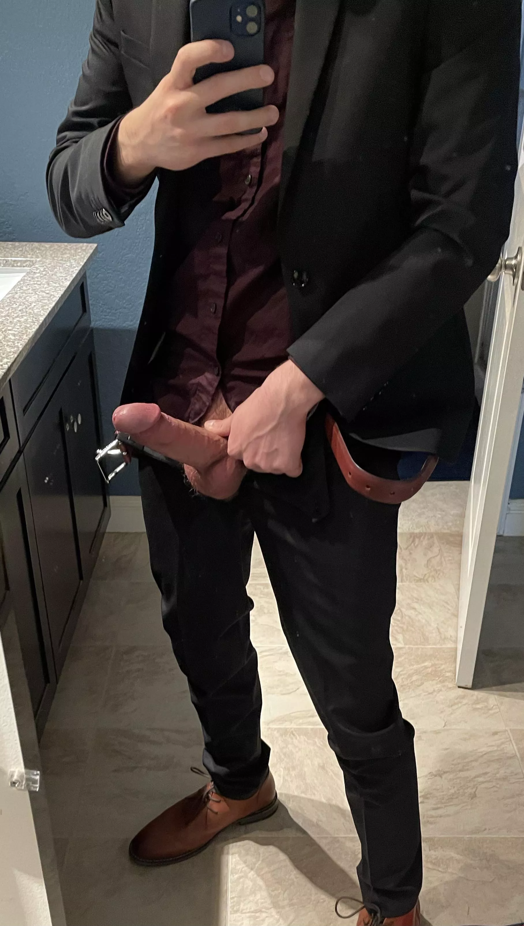 Do y’all like big cock in a suit?