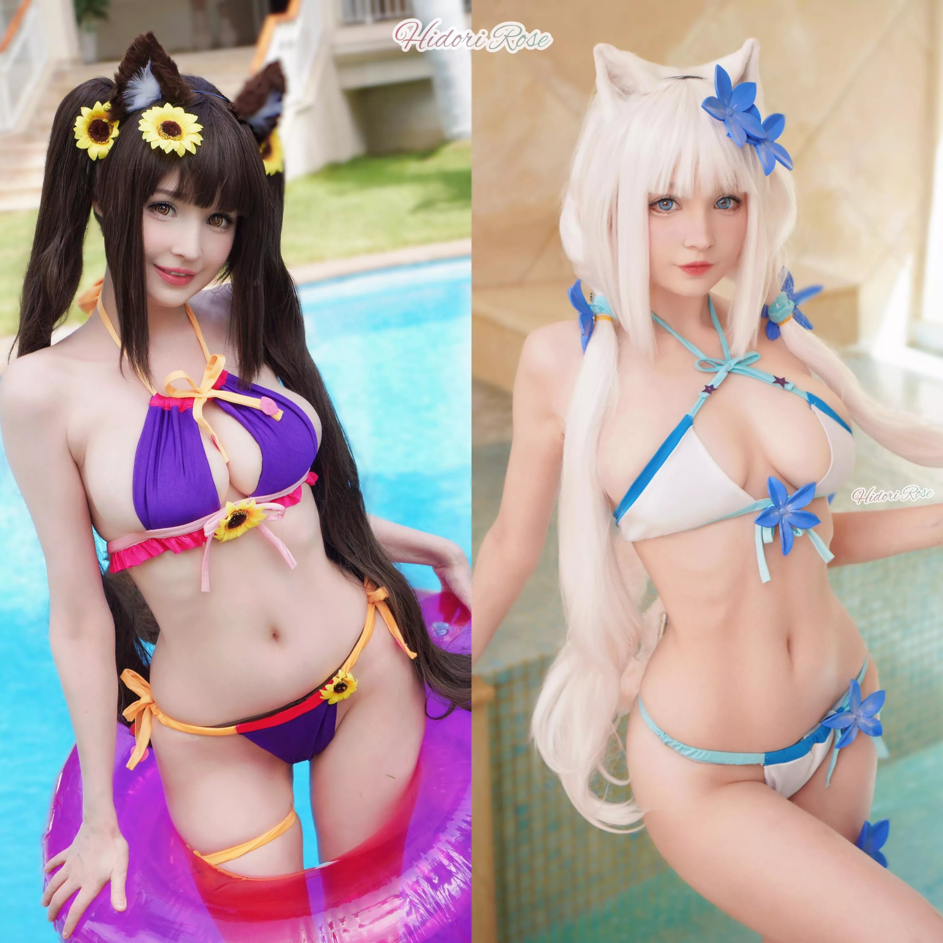 Do you like my Chocola or Vanilla better? Both Nekopara cosplays by me