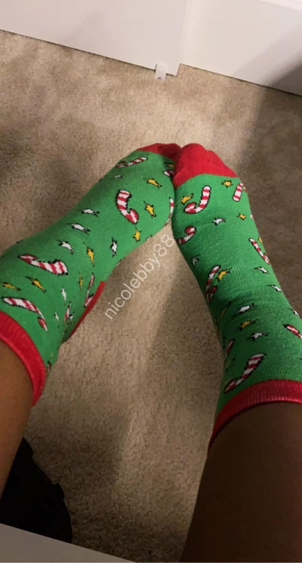 Do you like my Christmas socks?