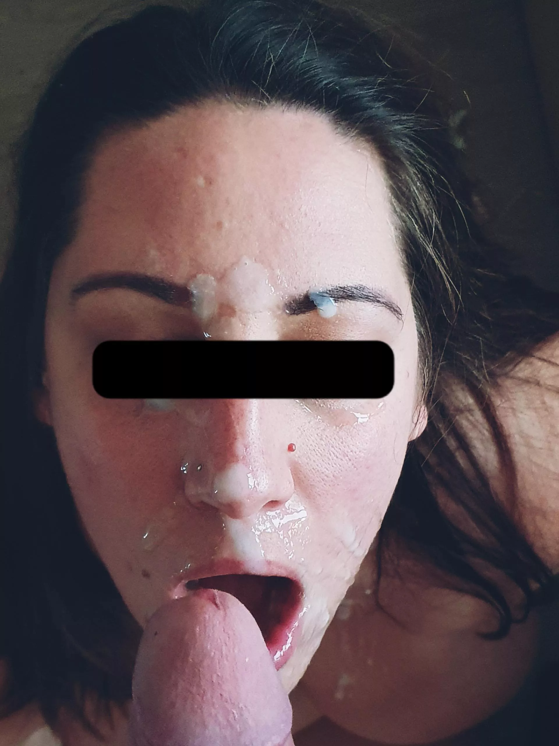 Do you like my face glazed in cum ?