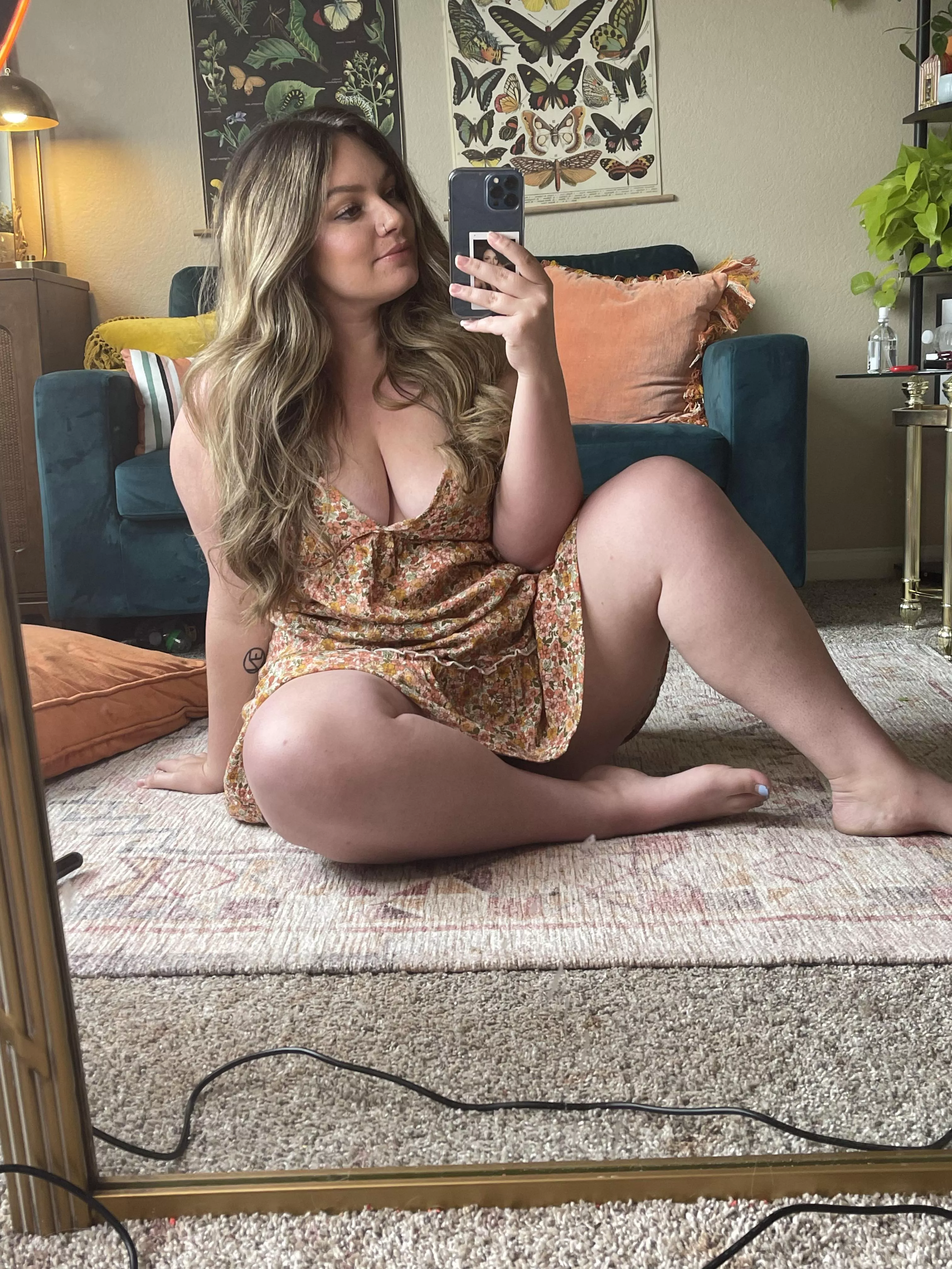 Do you like my mombod in this sundress