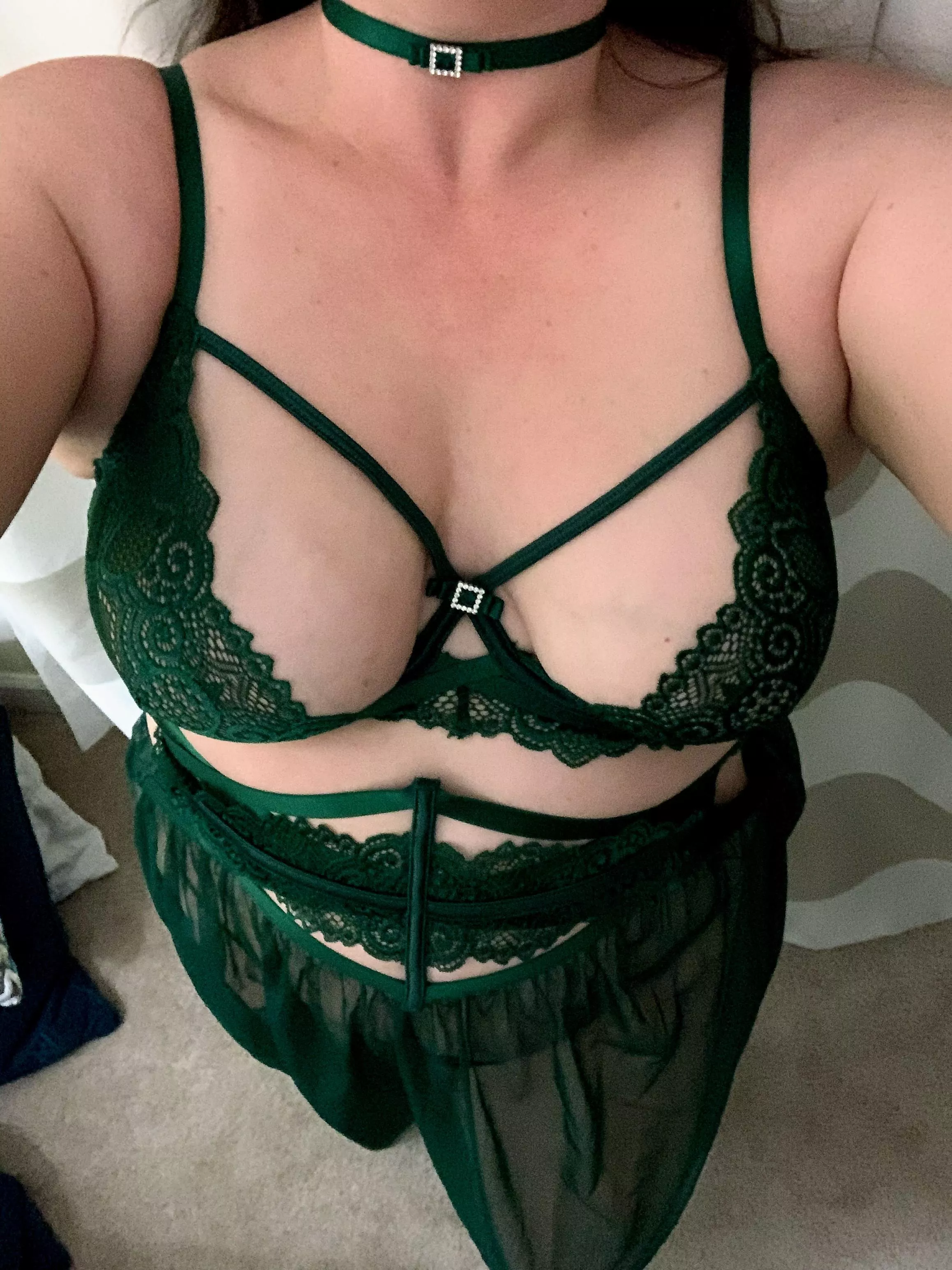 Do you like my new lingerie set on this 35yo mother of 3?