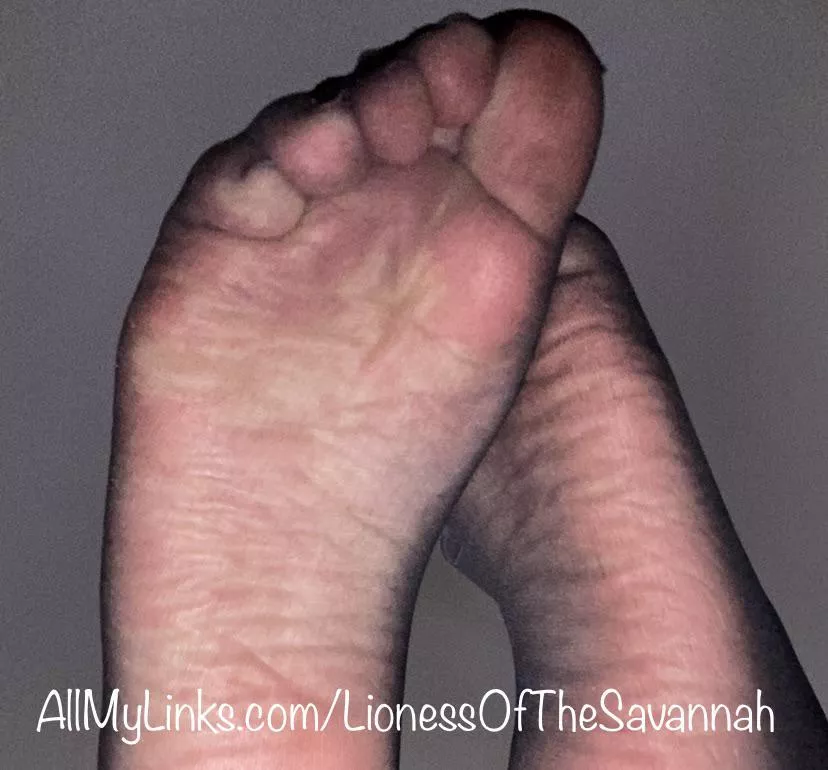 Do you like my soles in nylon socks? ðŸ˜‹