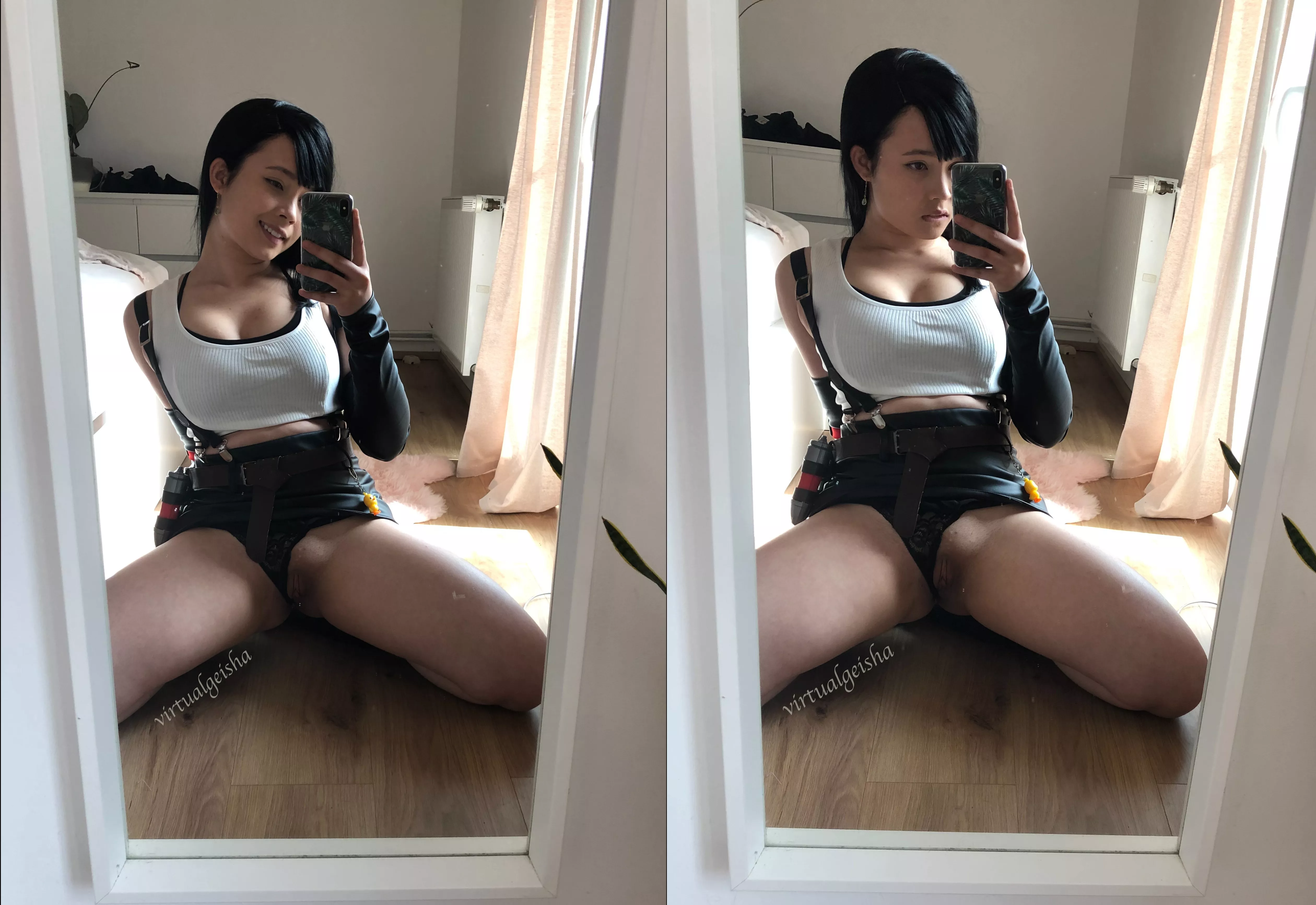 Do you prefer Tifa's lip bite or smirk?