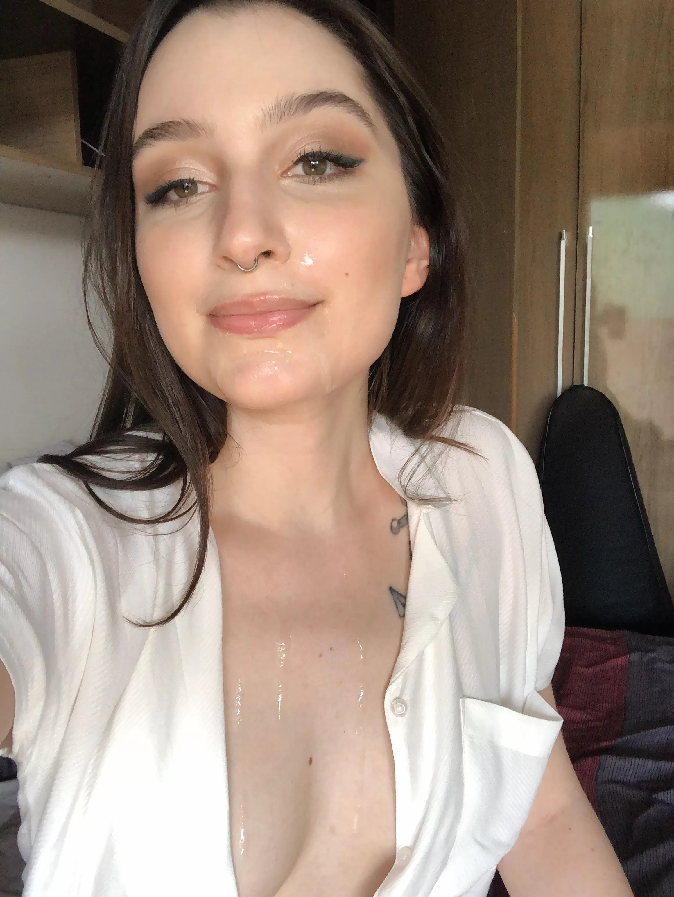 do you think i look good with cum on my face?