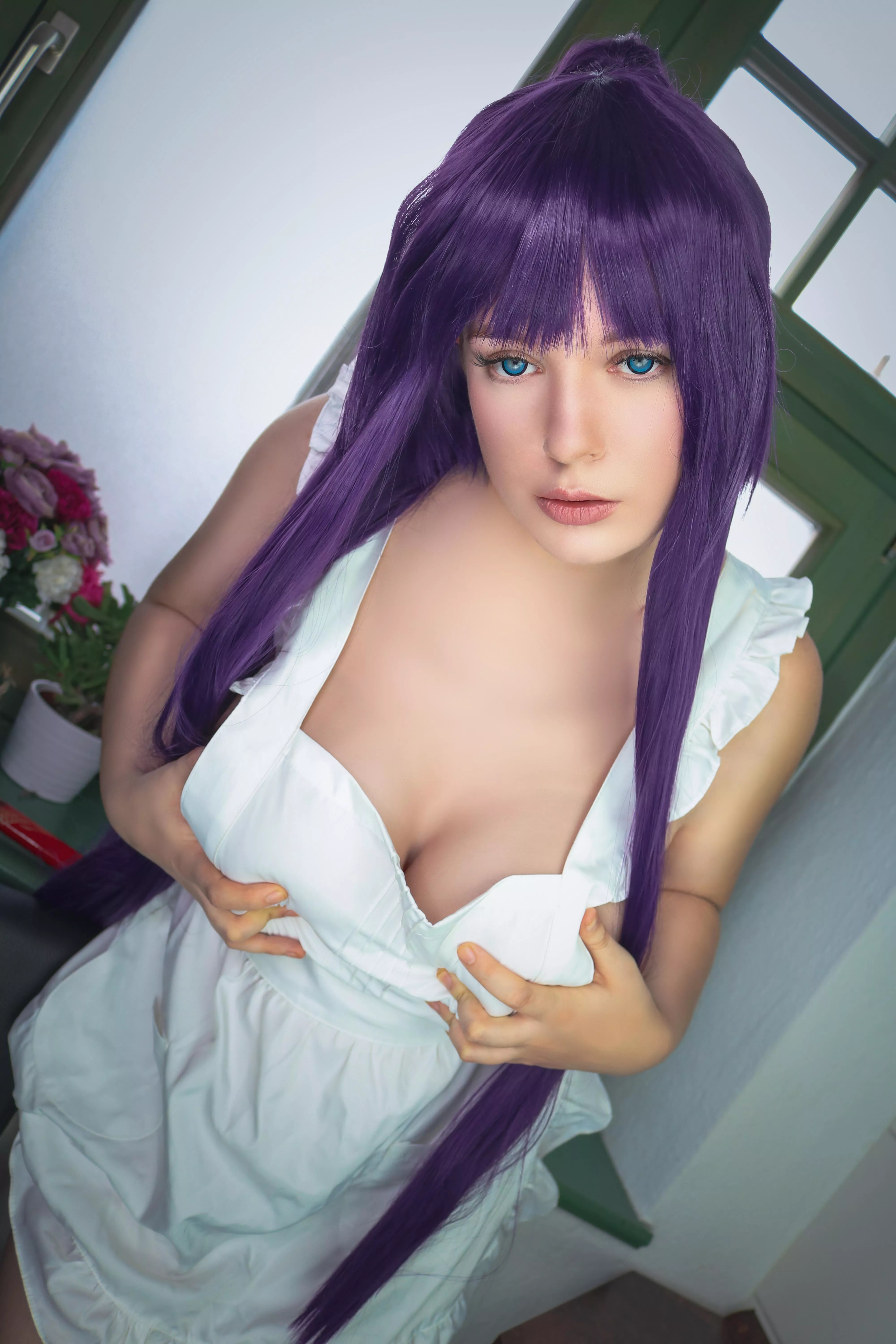 Do you want to be her bra? [Saeko] (By Lysande)