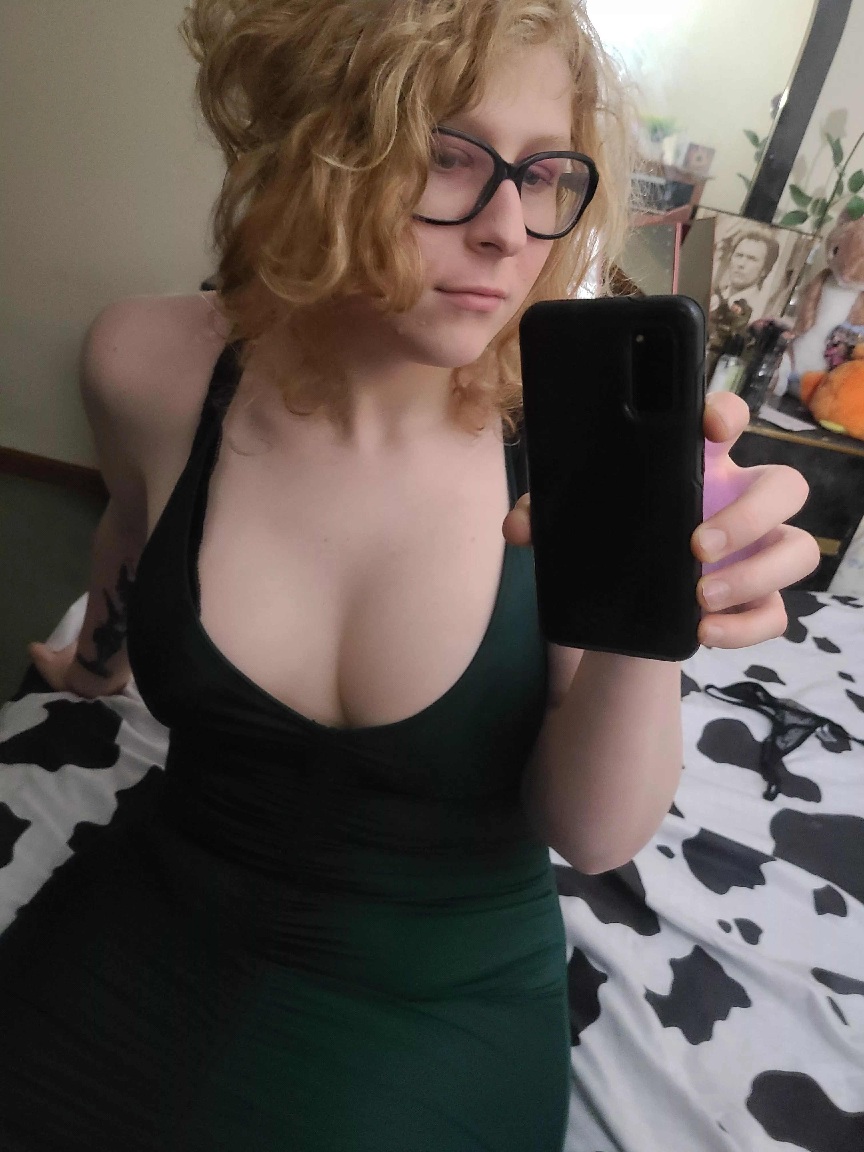 Does this dress make my tits look too big? 🤔