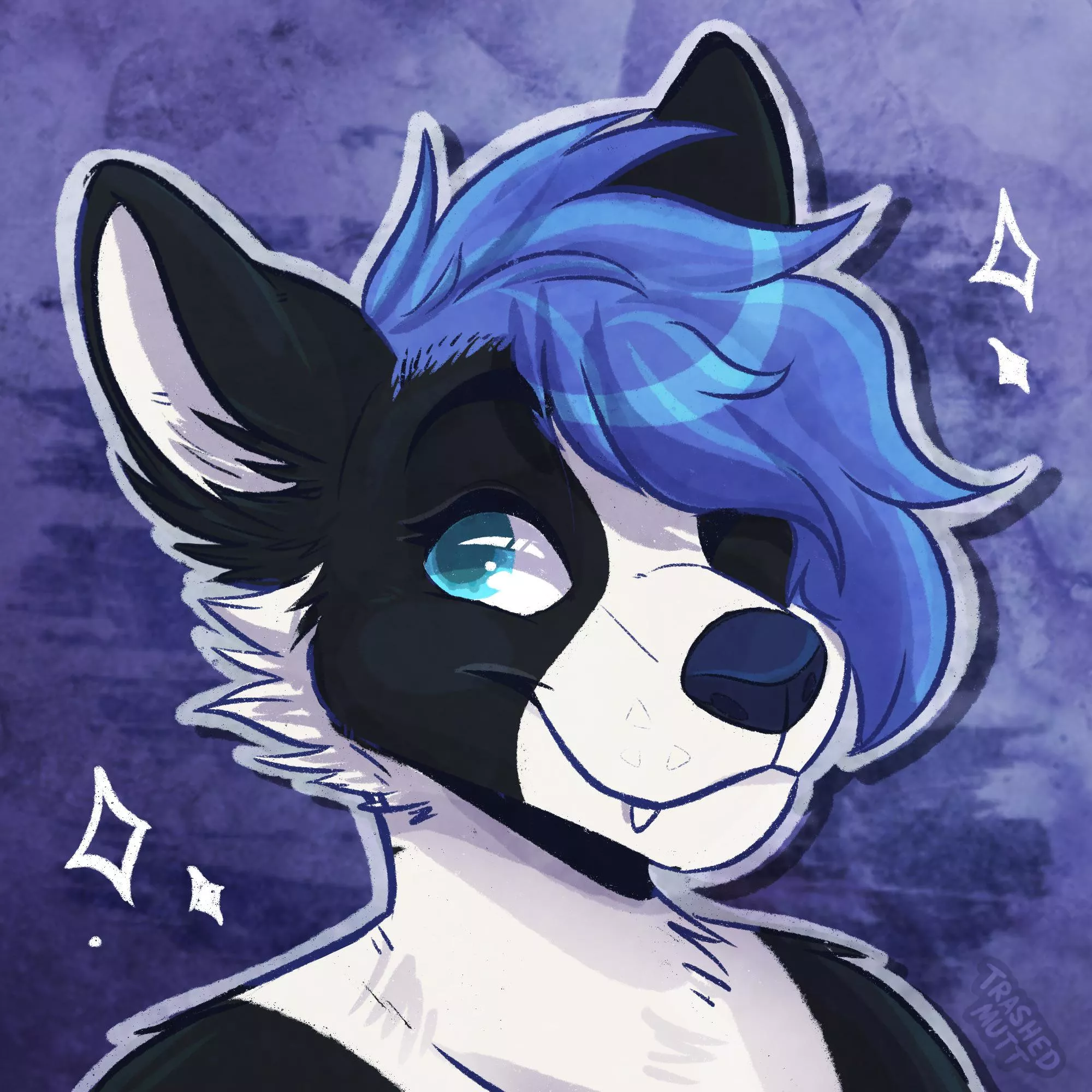 Dog Girl ðŸ¶âœ¨ (art by me - trashedmutt on twitter)