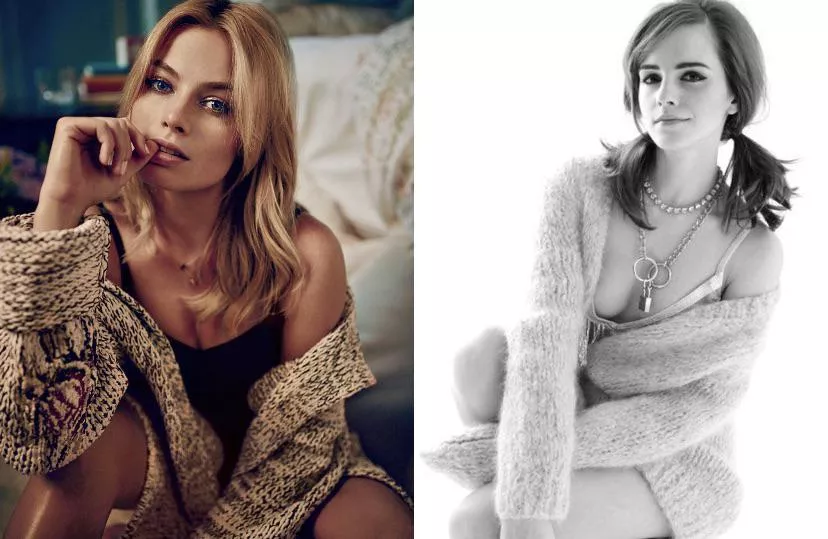 Dom me as Margot Robbie or Emma Watson