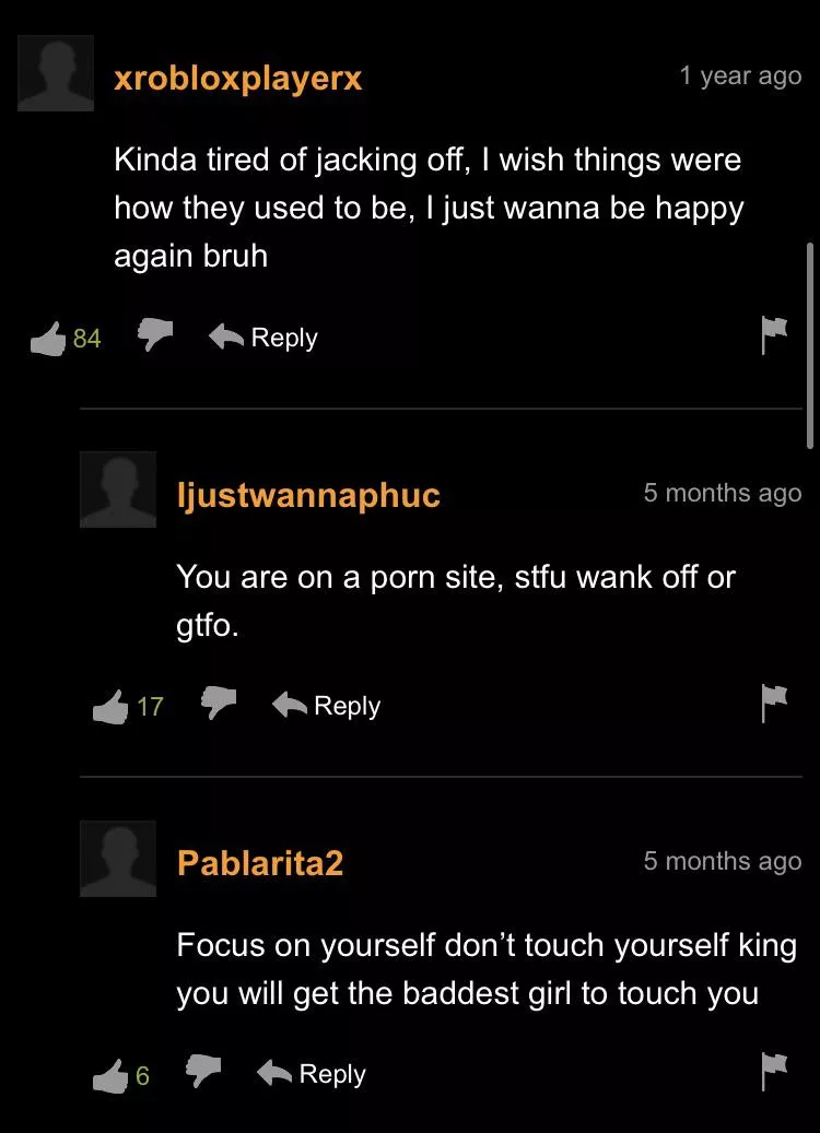 Don't touch yourself king