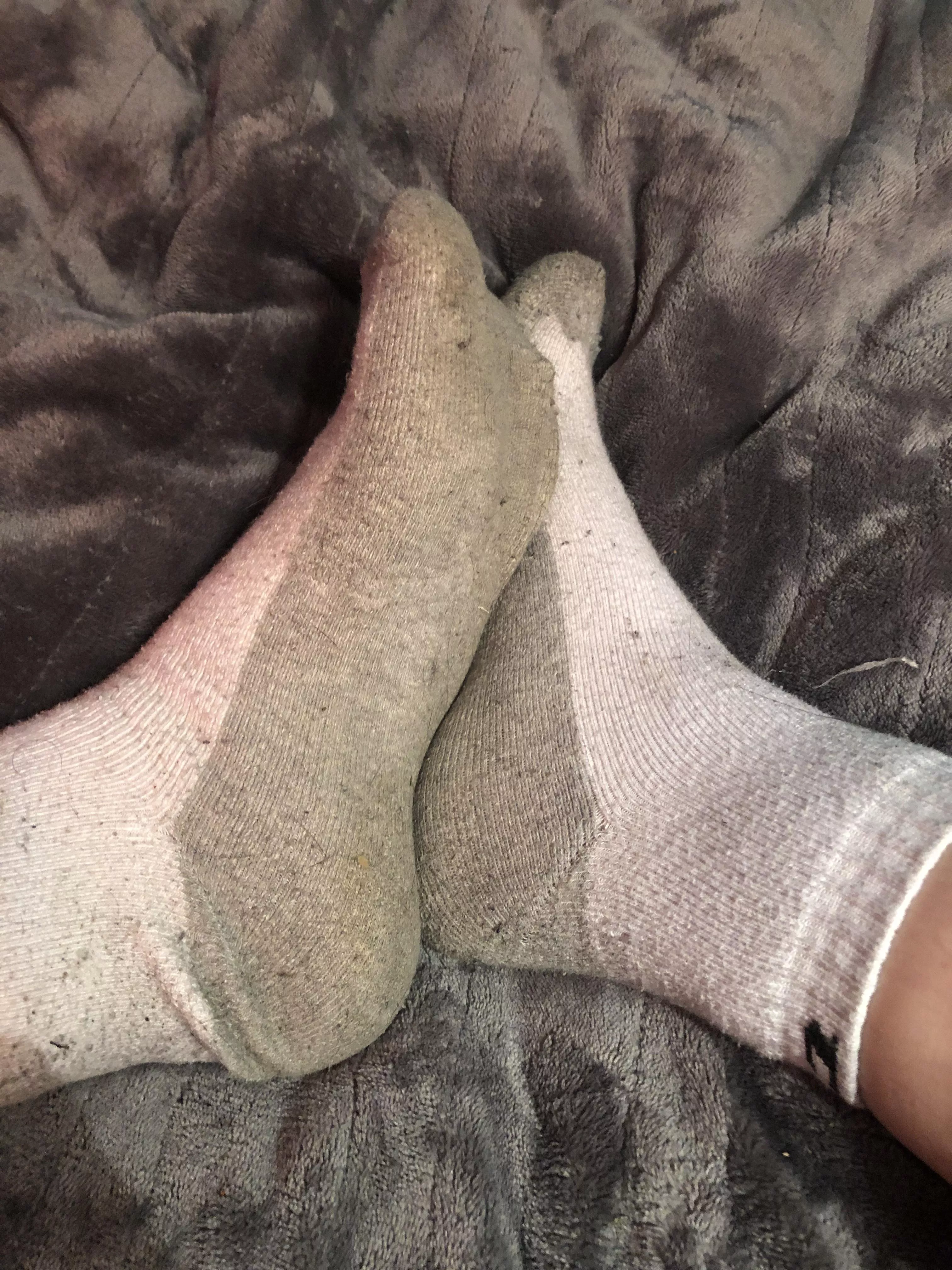 Don’t you want these sweaty, post-workout socks?