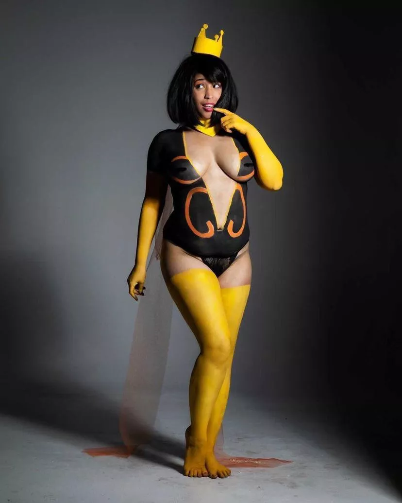 Dr. Mrs. The Monarch bodypaint