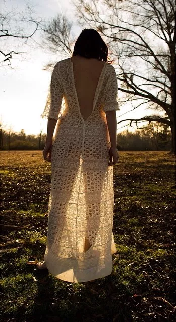 Dress at sunset