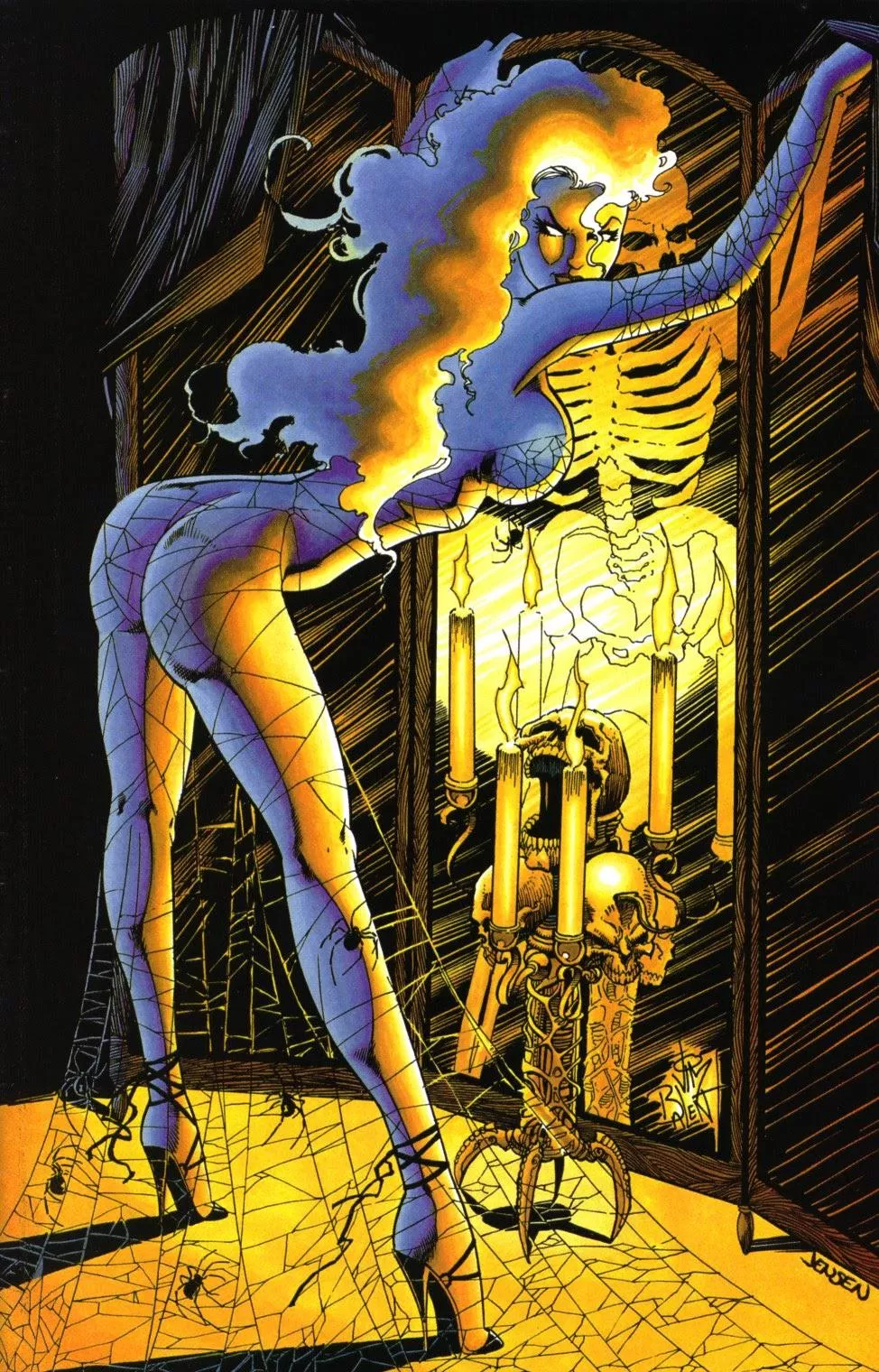 Dressed in cobwebs [Lady Death in Lingerie #1]