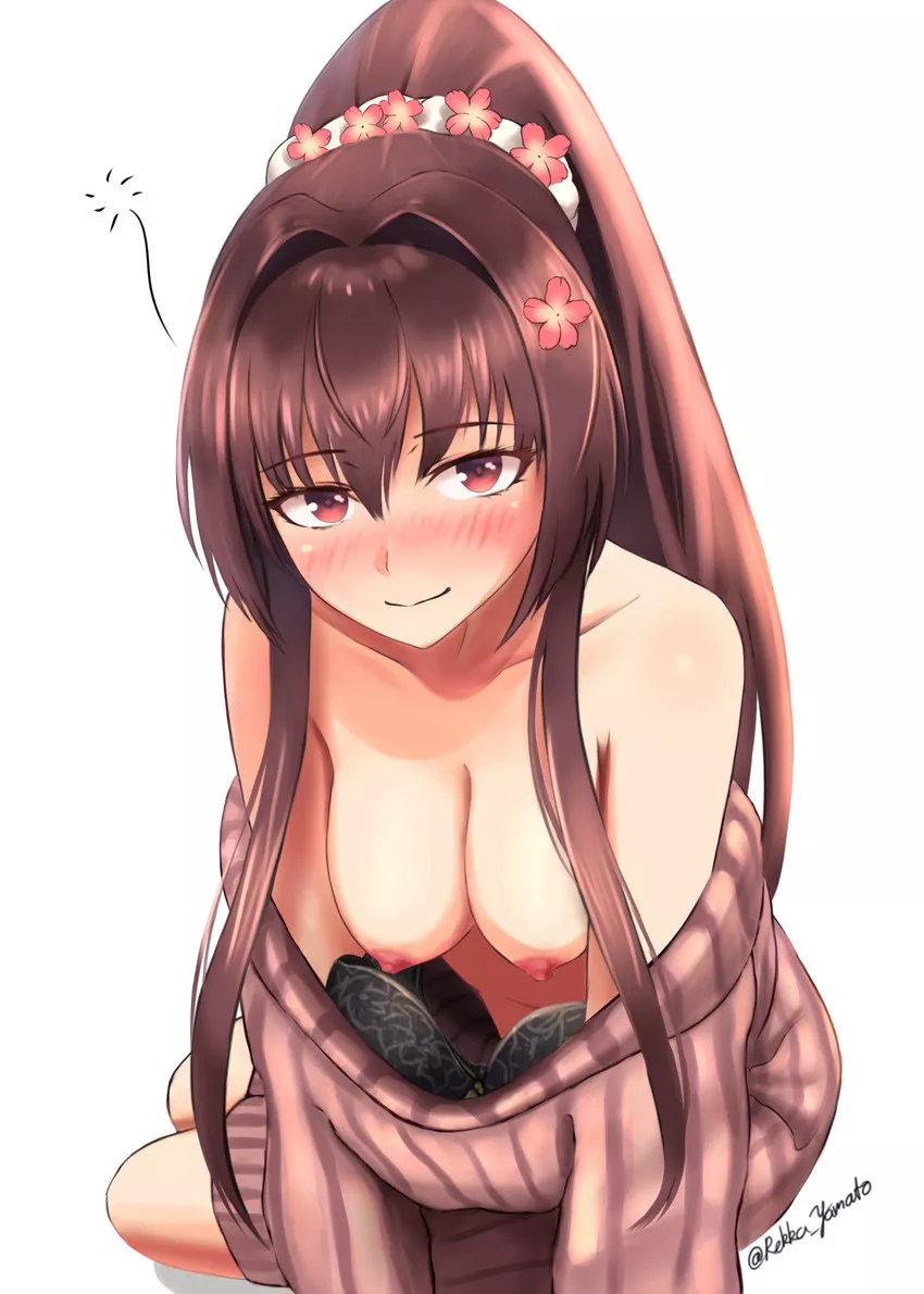 Drunk Yamato getting flirty