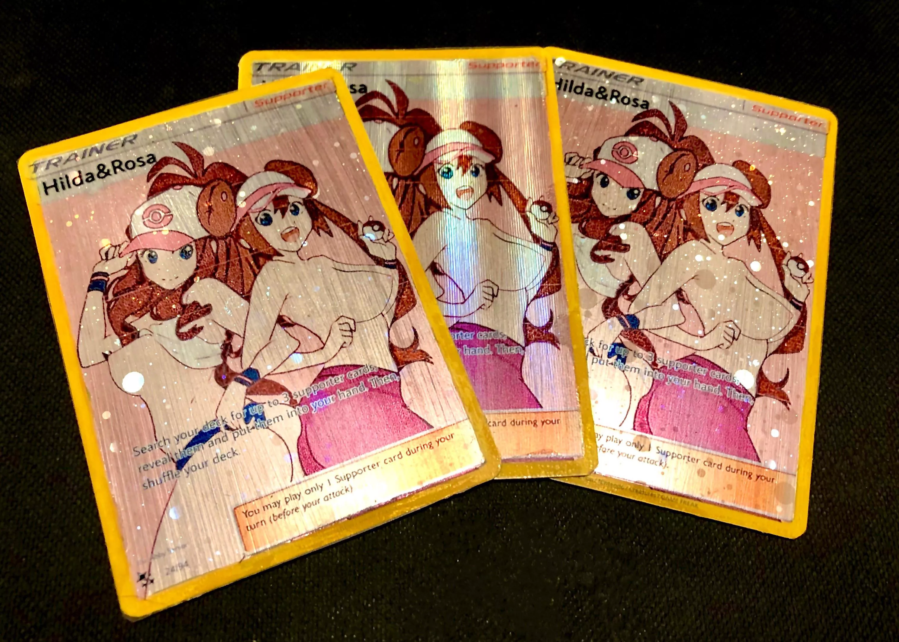 Due to high demand have had a massive restock of my Hilda&Rosa custom cards, now with even bigger boobs! They are on sale just for today at £20/$25.60 USD;)