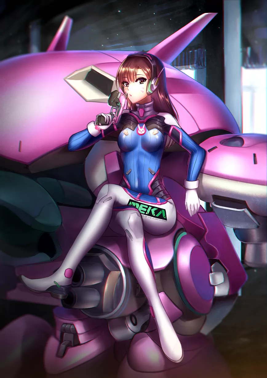 D.va In Her Garage (Meaomao) [Overwatch]